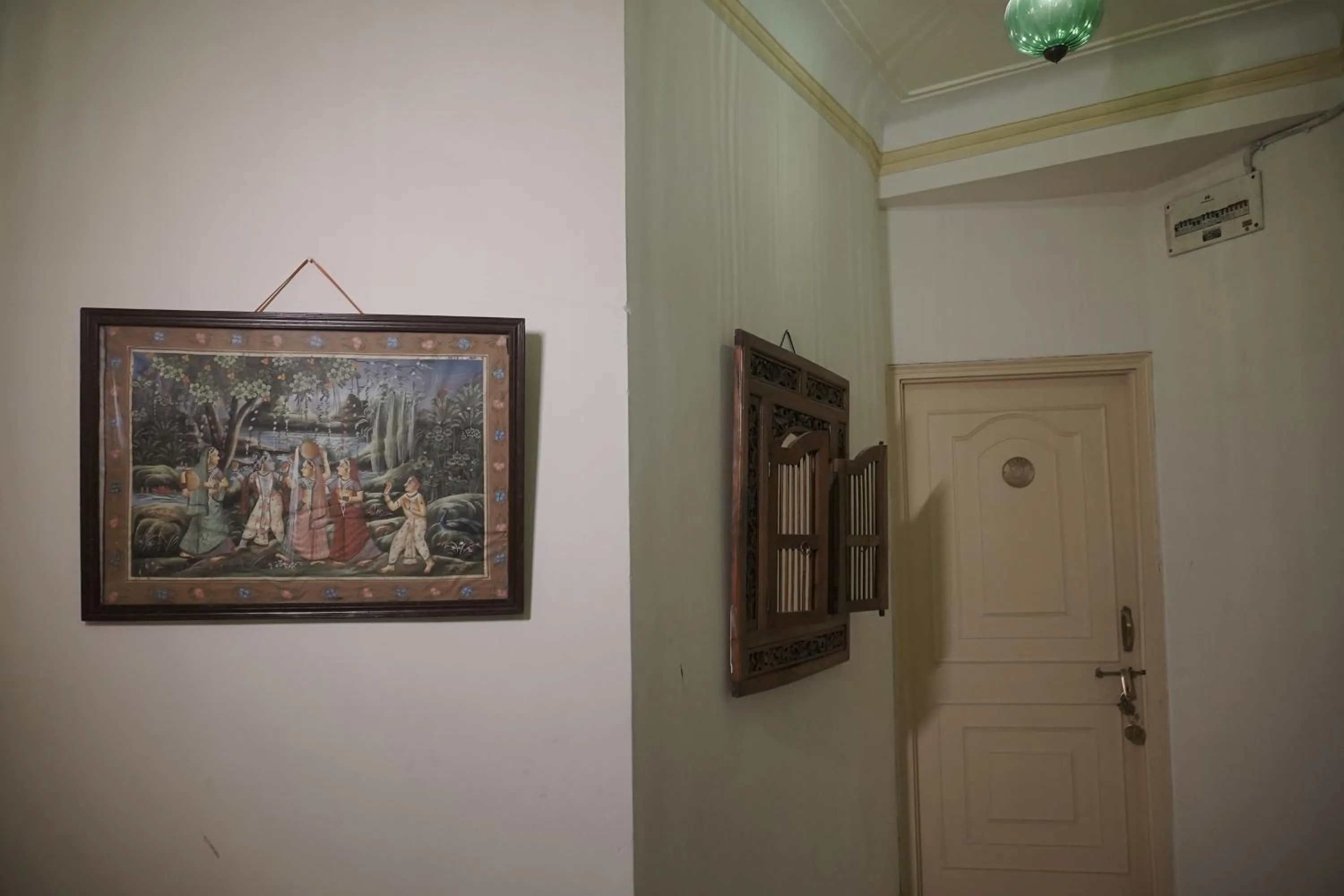 Decorative detail in Hotel Pratap Bhawan