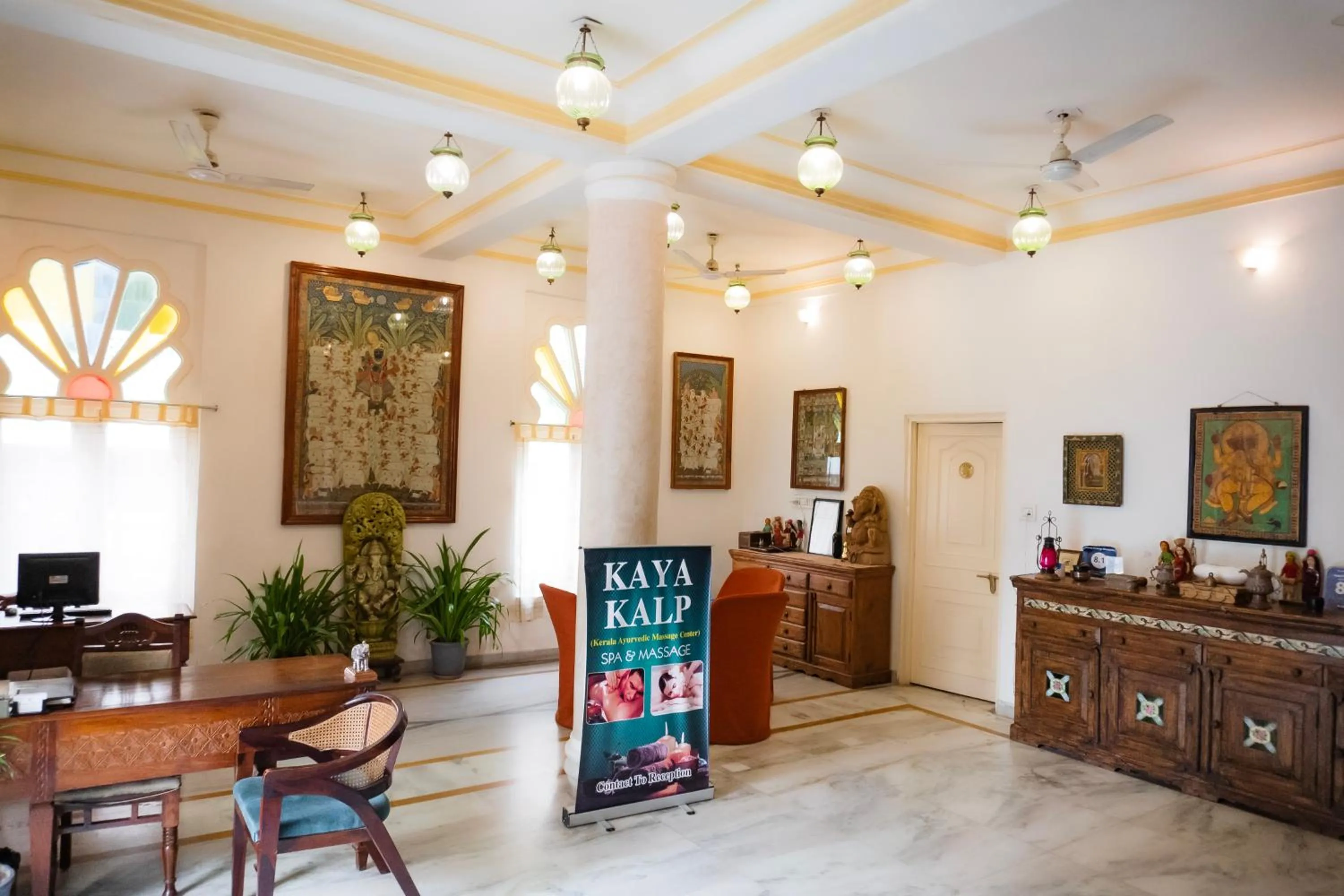 Lobby or reception in Hotel Pratap Bhawan