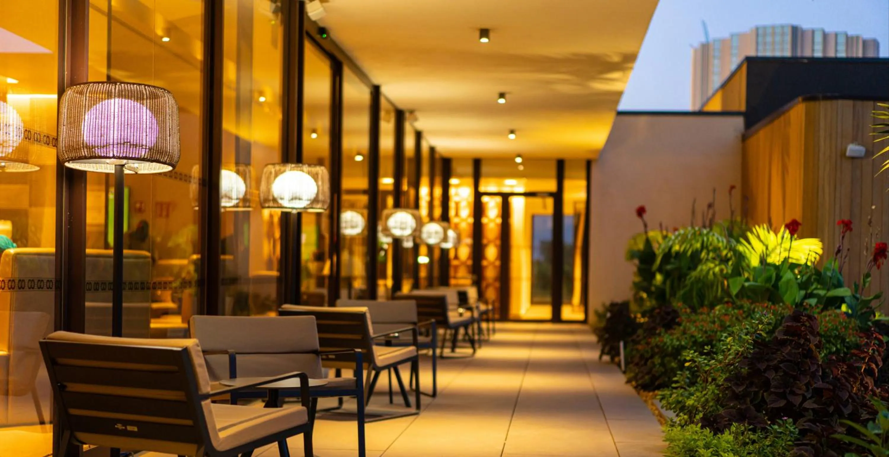 Seating area in Noom Hotel Niamey