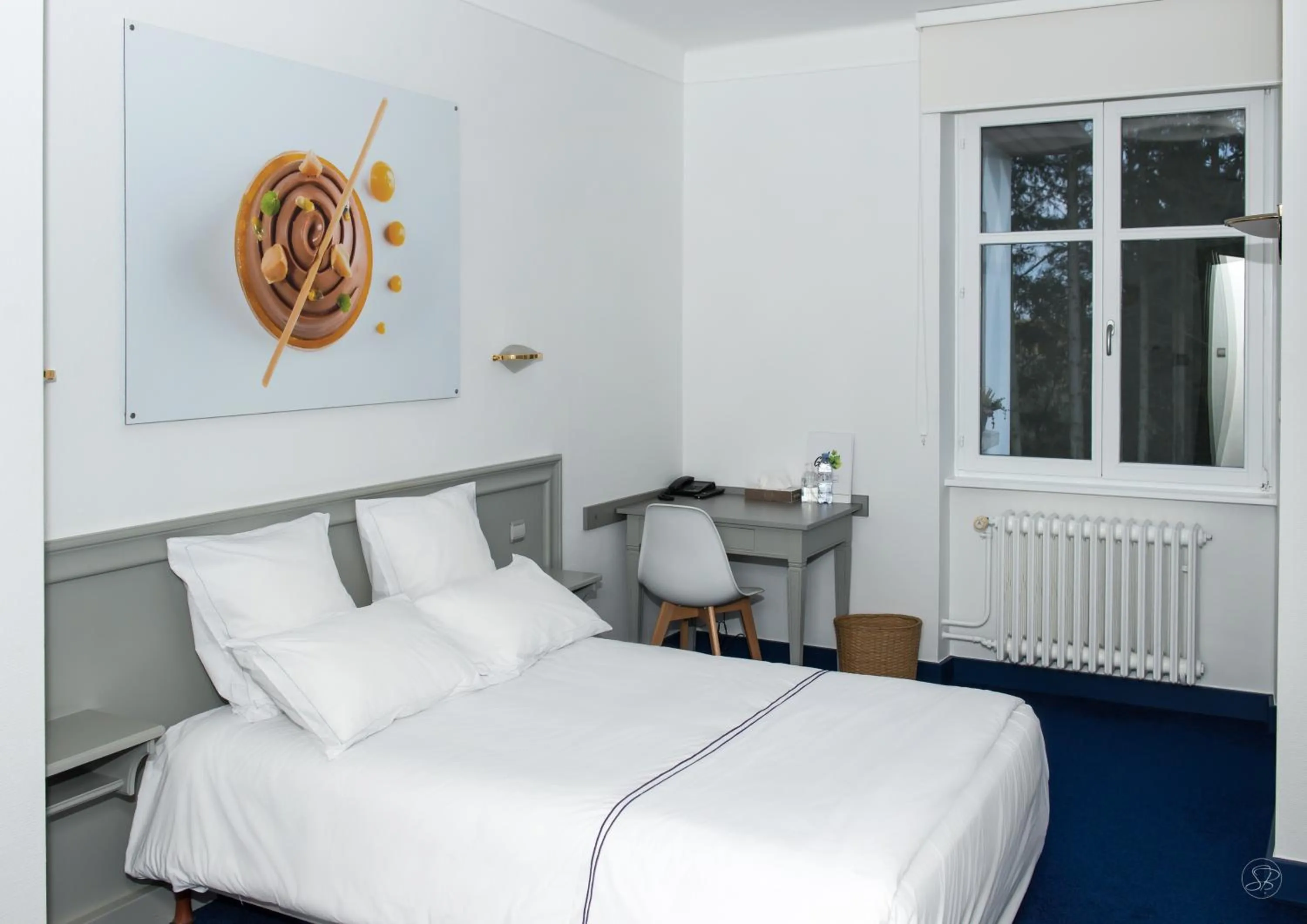 Bed in Hotel restaurant au gourmet