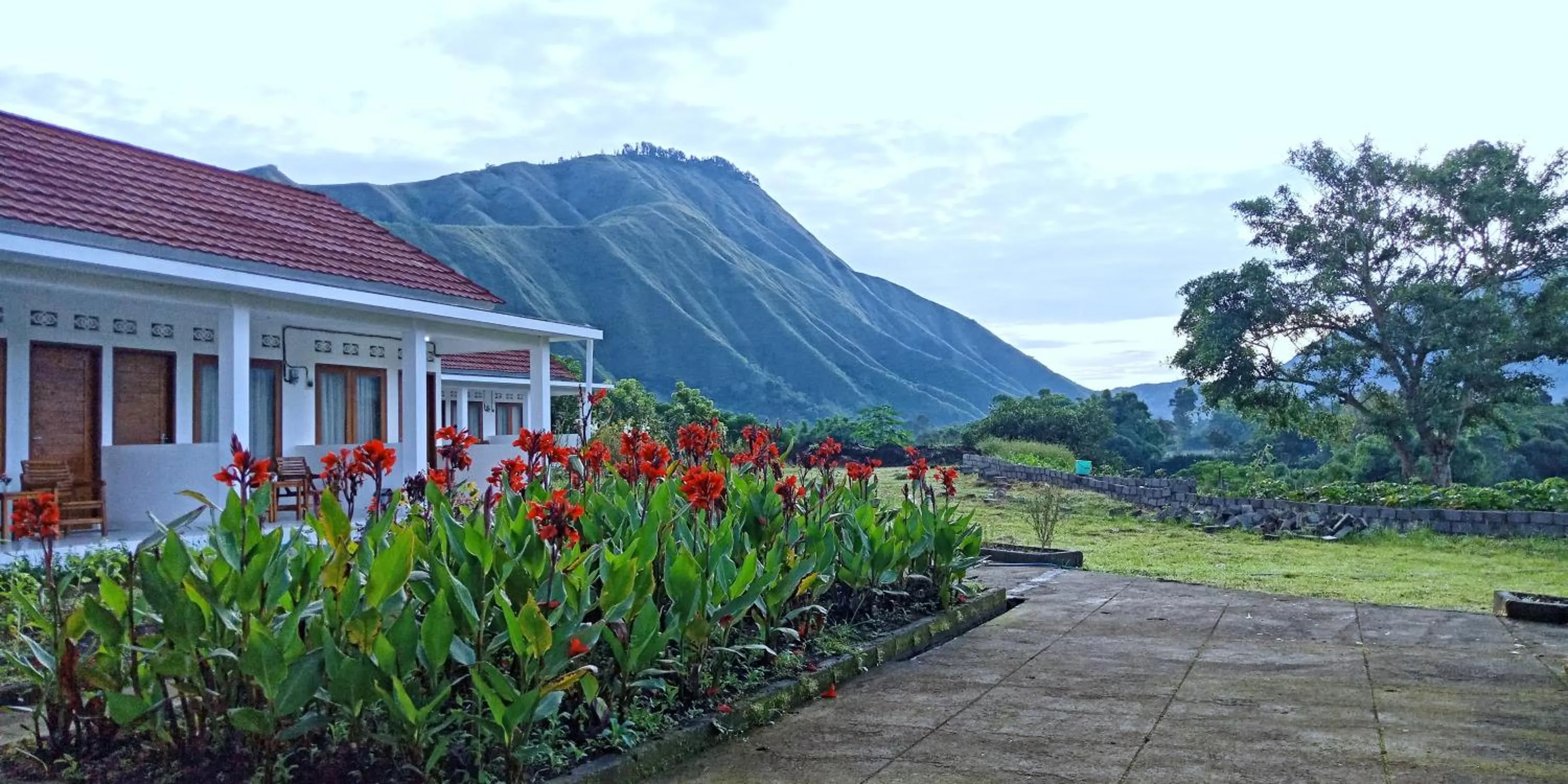 Garden, Property Building in Rinjani hill hotel