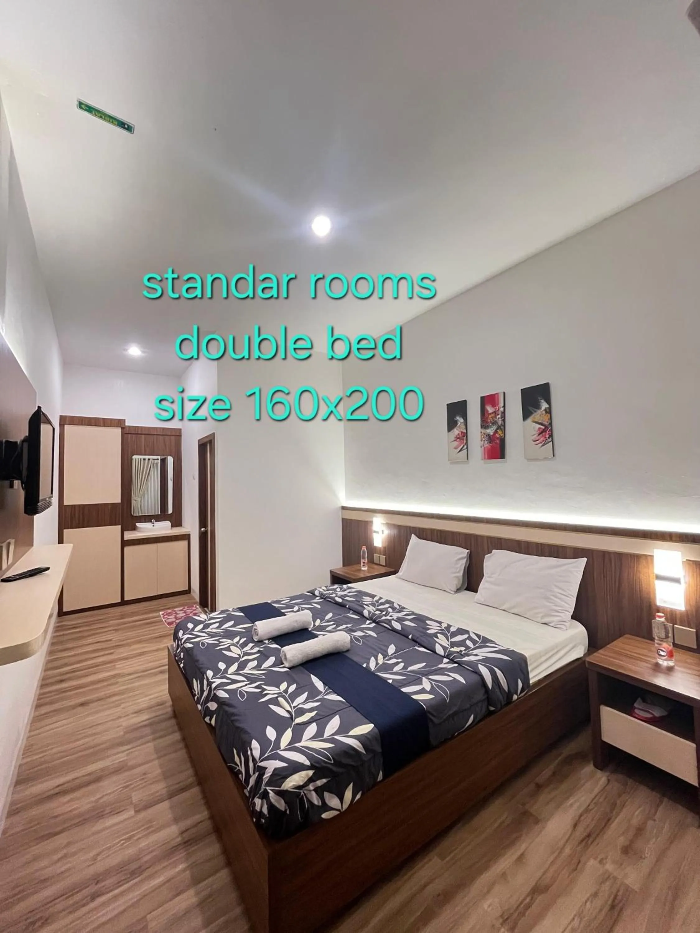 Bed in Rinjani Hill Hotel