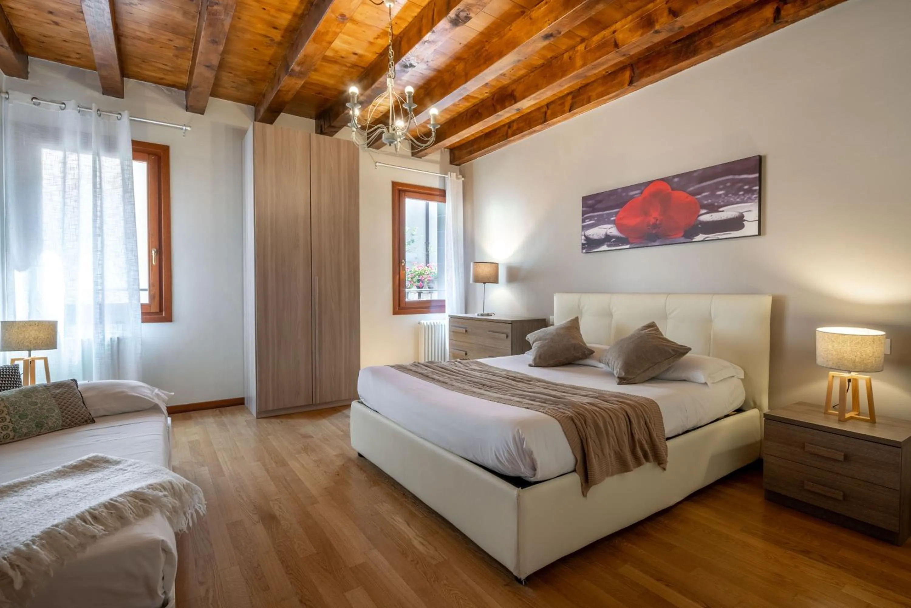 Bedroom, Bed in Design Palace Apartment by Wonderful Italy