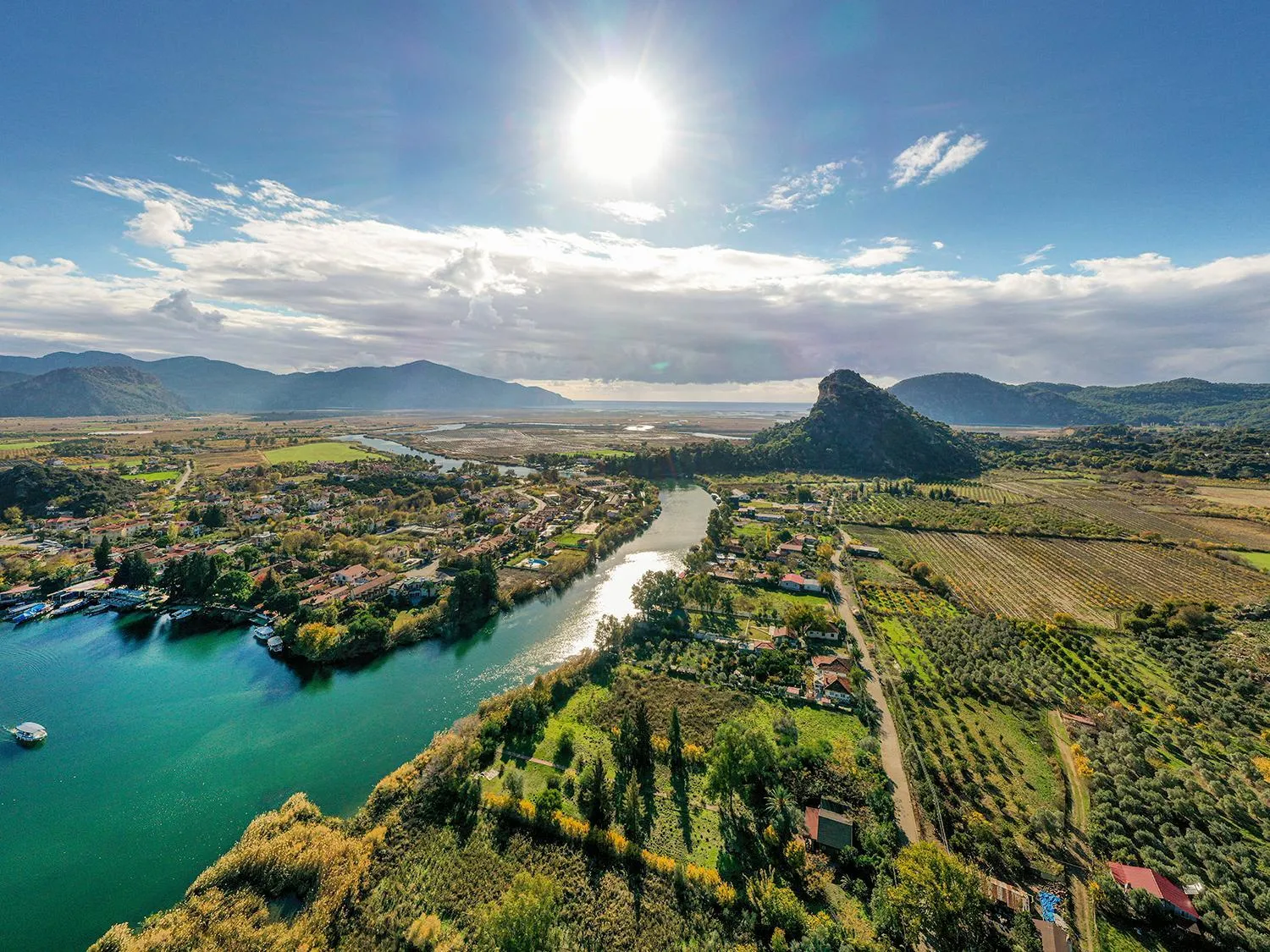 Bird's eye view in Dalyan Hotel Nish Caria