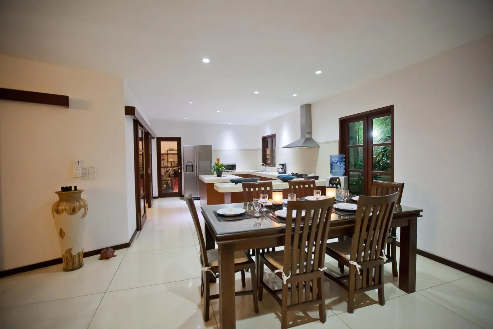 Dining area in Villa Origami by Nagisa Bali