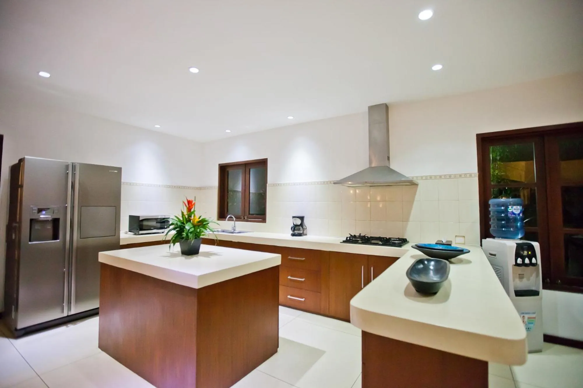 Kitchen or kitchenette in Villa Origami by Nagisa Bali