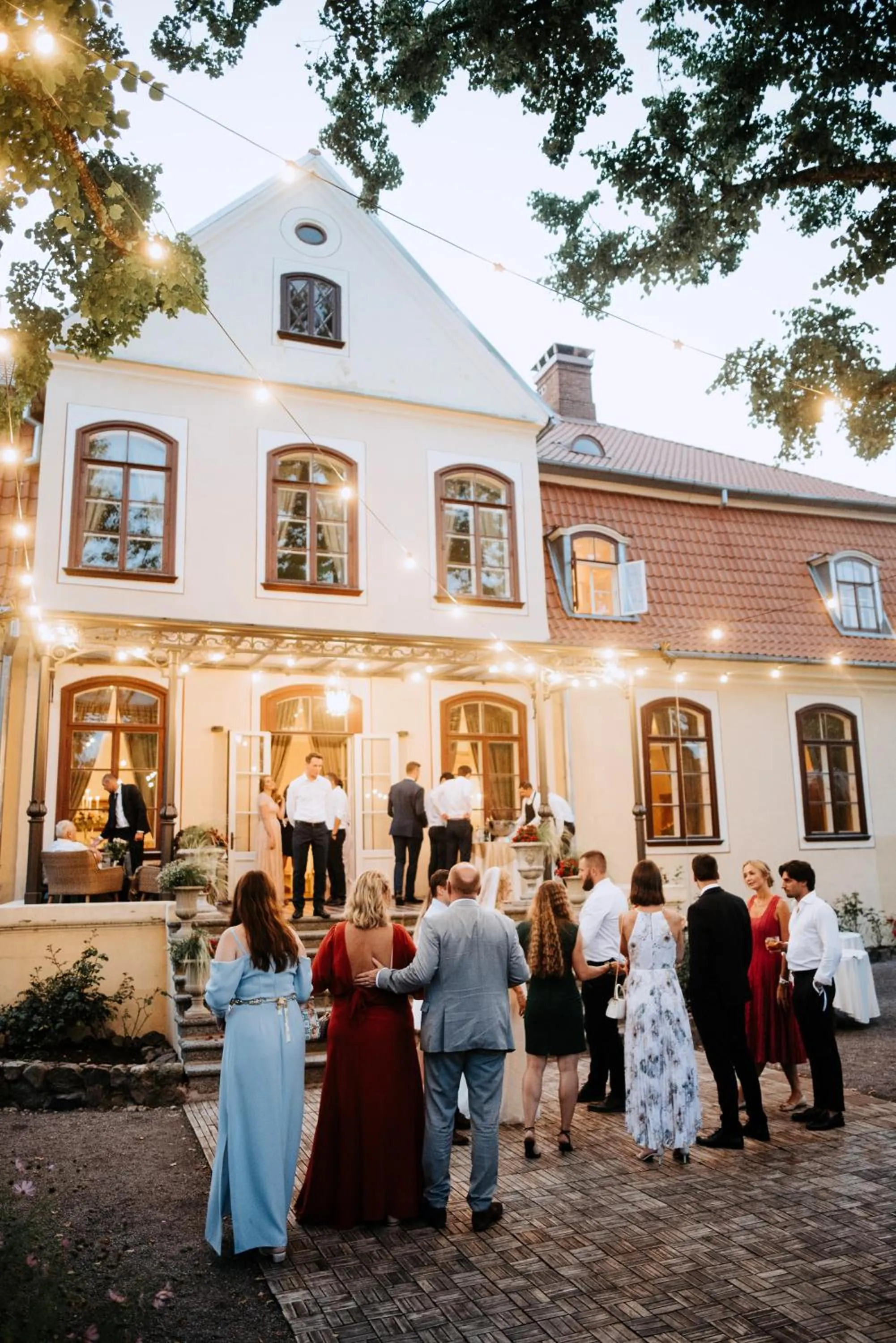 Patio in Liepupe Manor