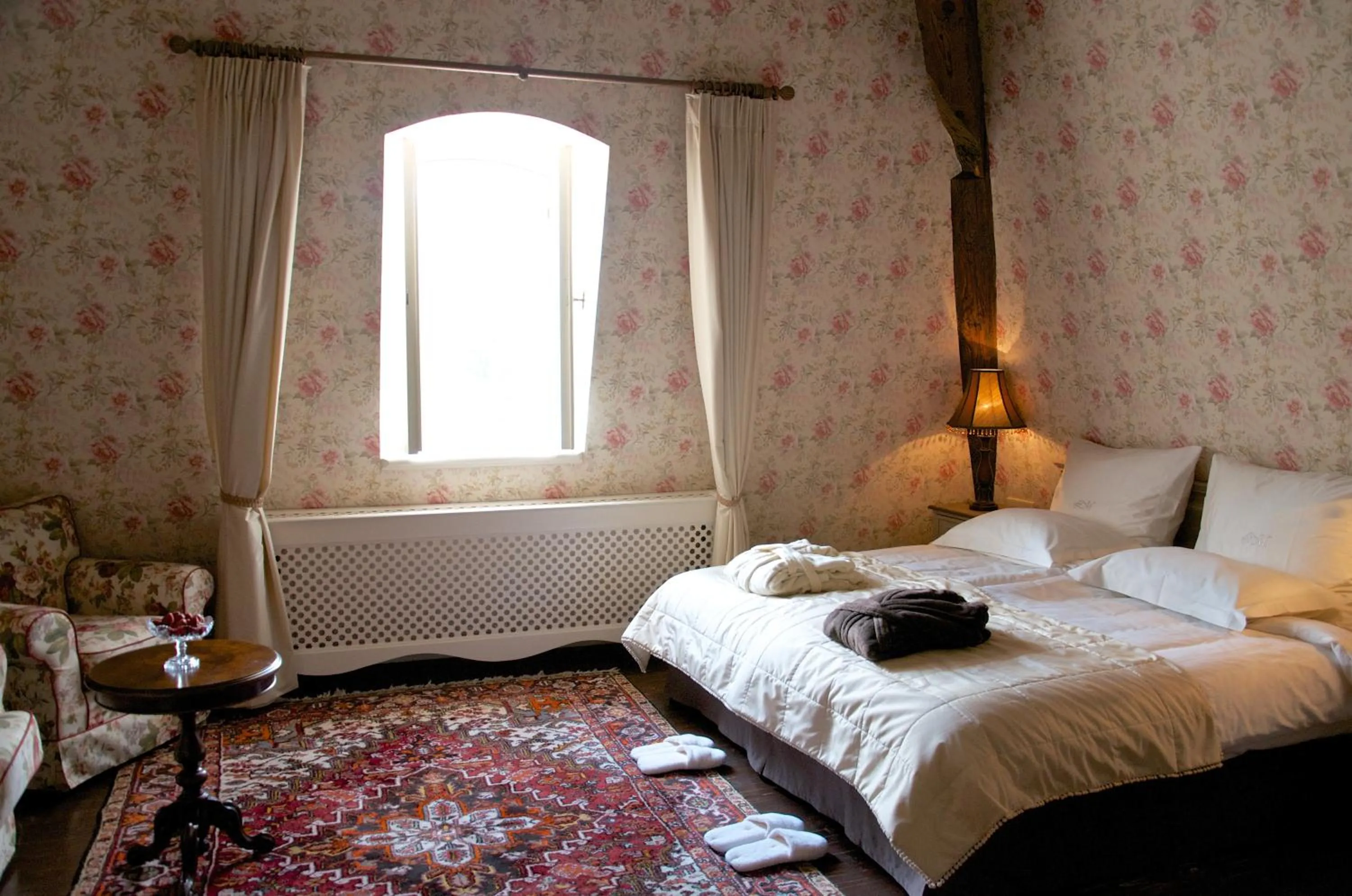 Bedroom, Bed in Liepupe Manor