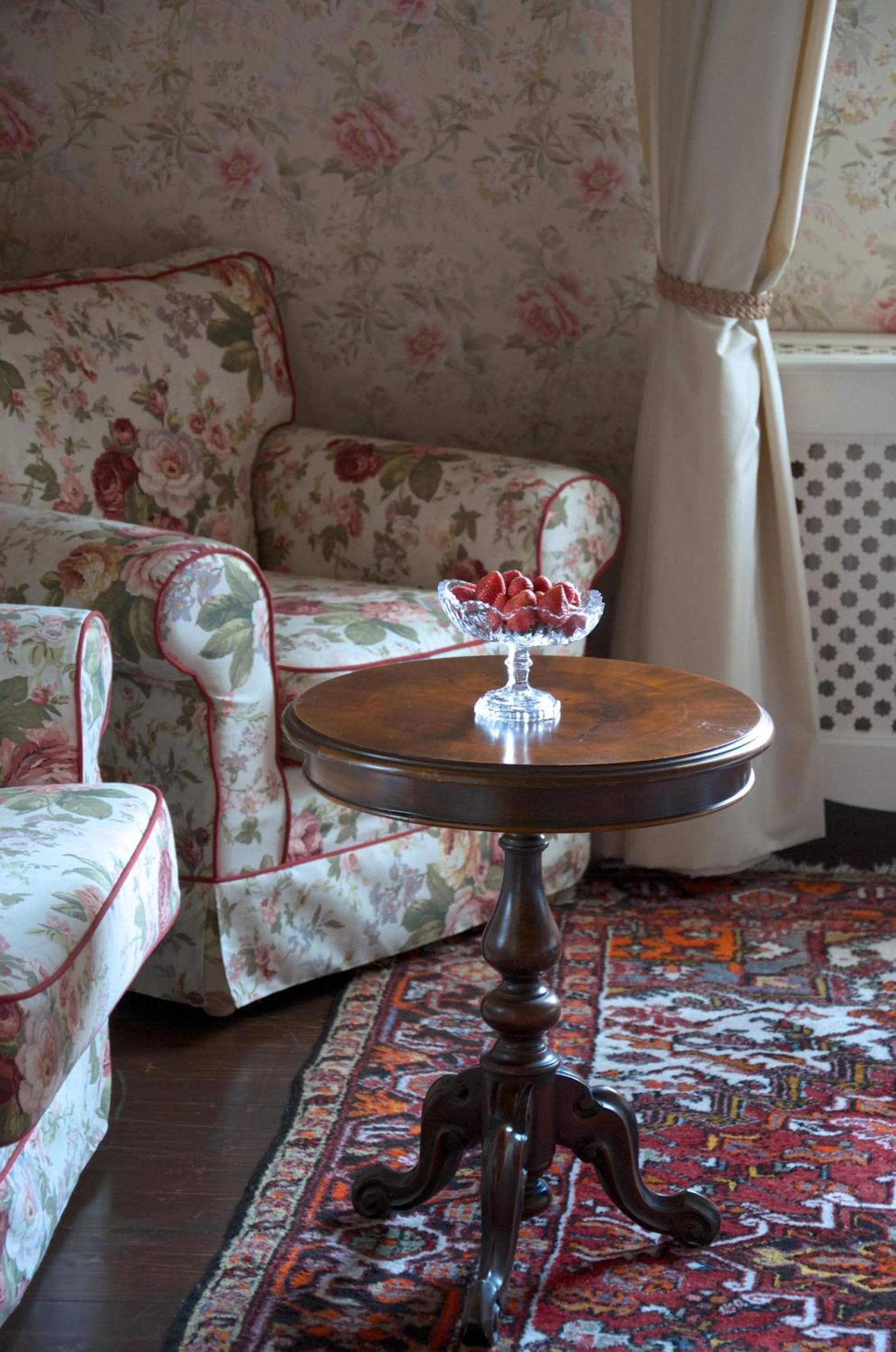 Seating area in Liepupe Manor