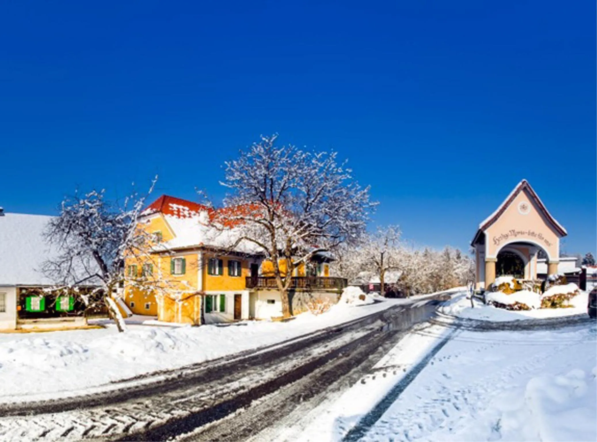 Facade/entrance in Frühstückspension Zanglhof