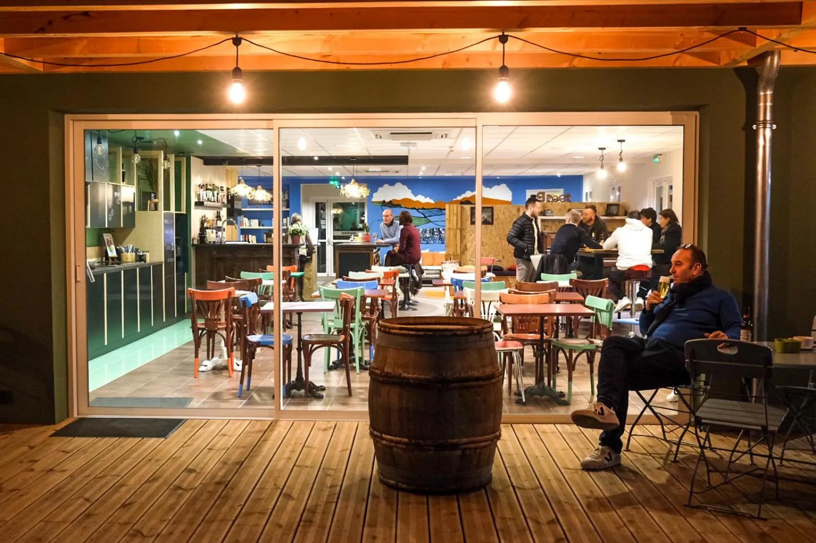 Patio in greet Hotel Belleville en Beaujolais A6