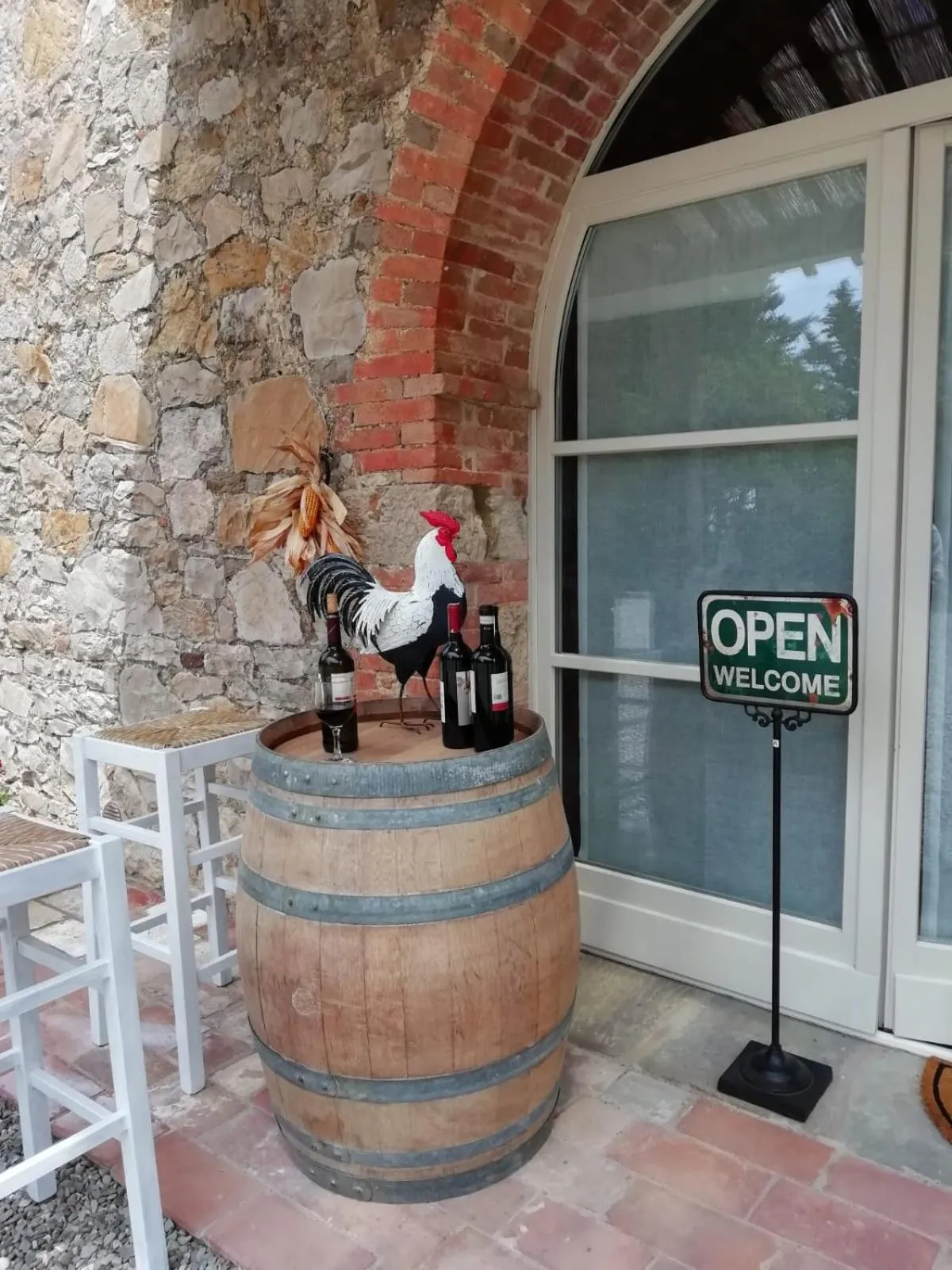 Patio in B&B CASAGRANDE