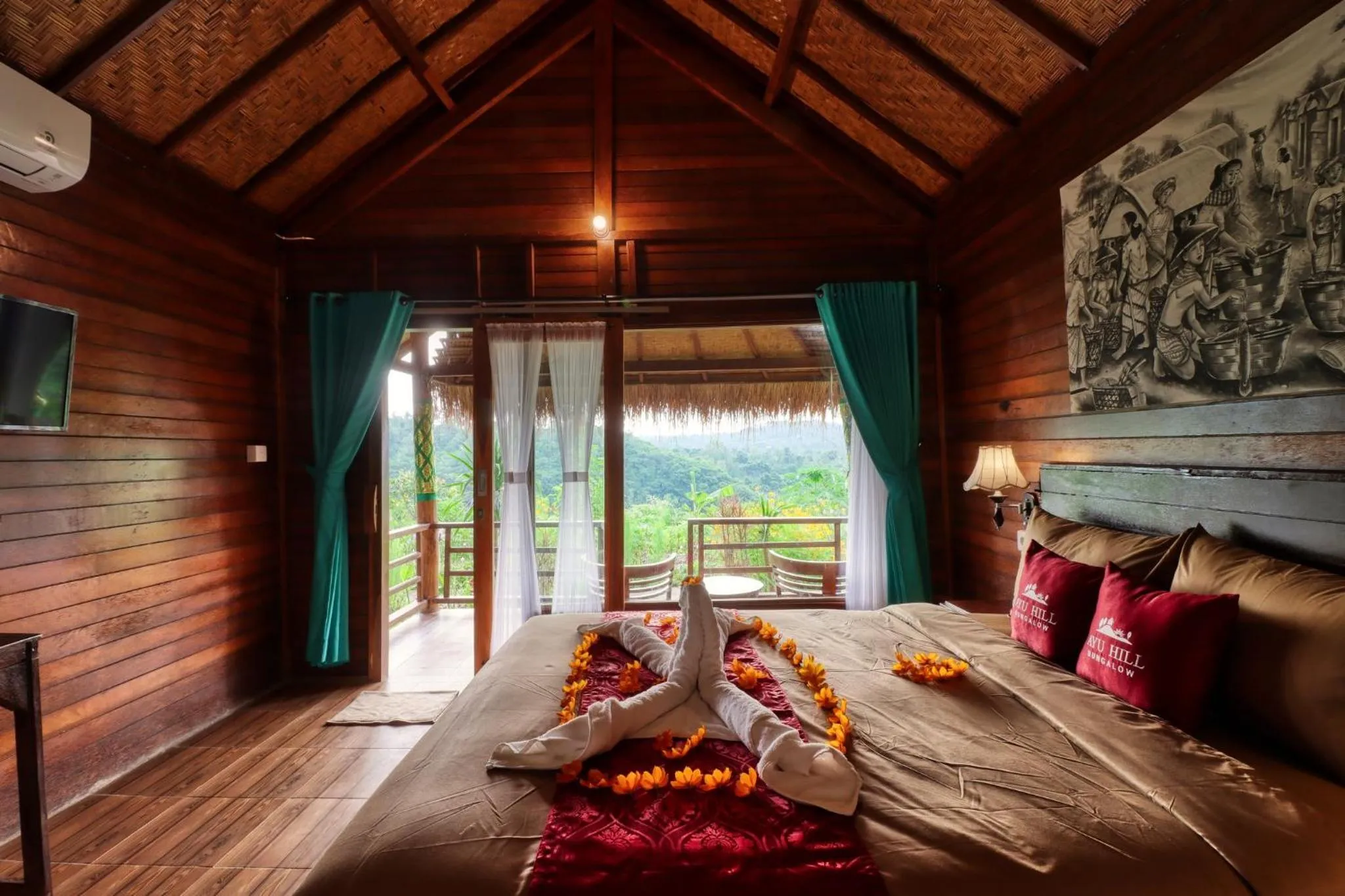 Bedroom, Bed in Ayu Hill Bungalows