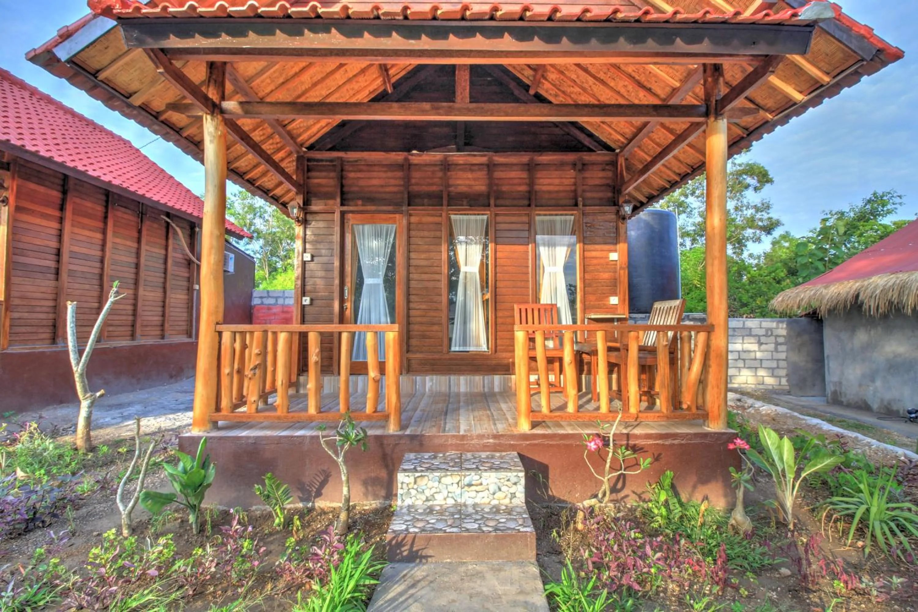 Patio in Ayu Hill Bungalows