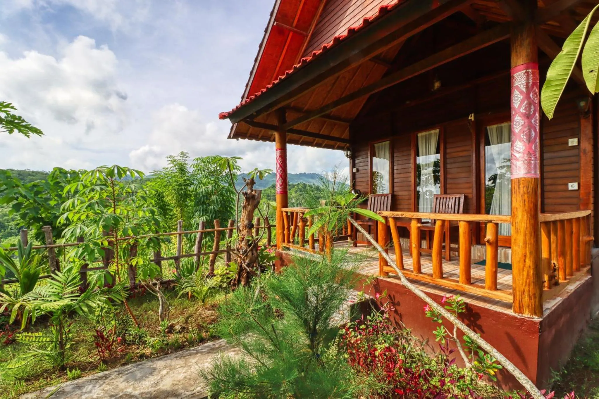 Patio in Ayu Hill Bungalows