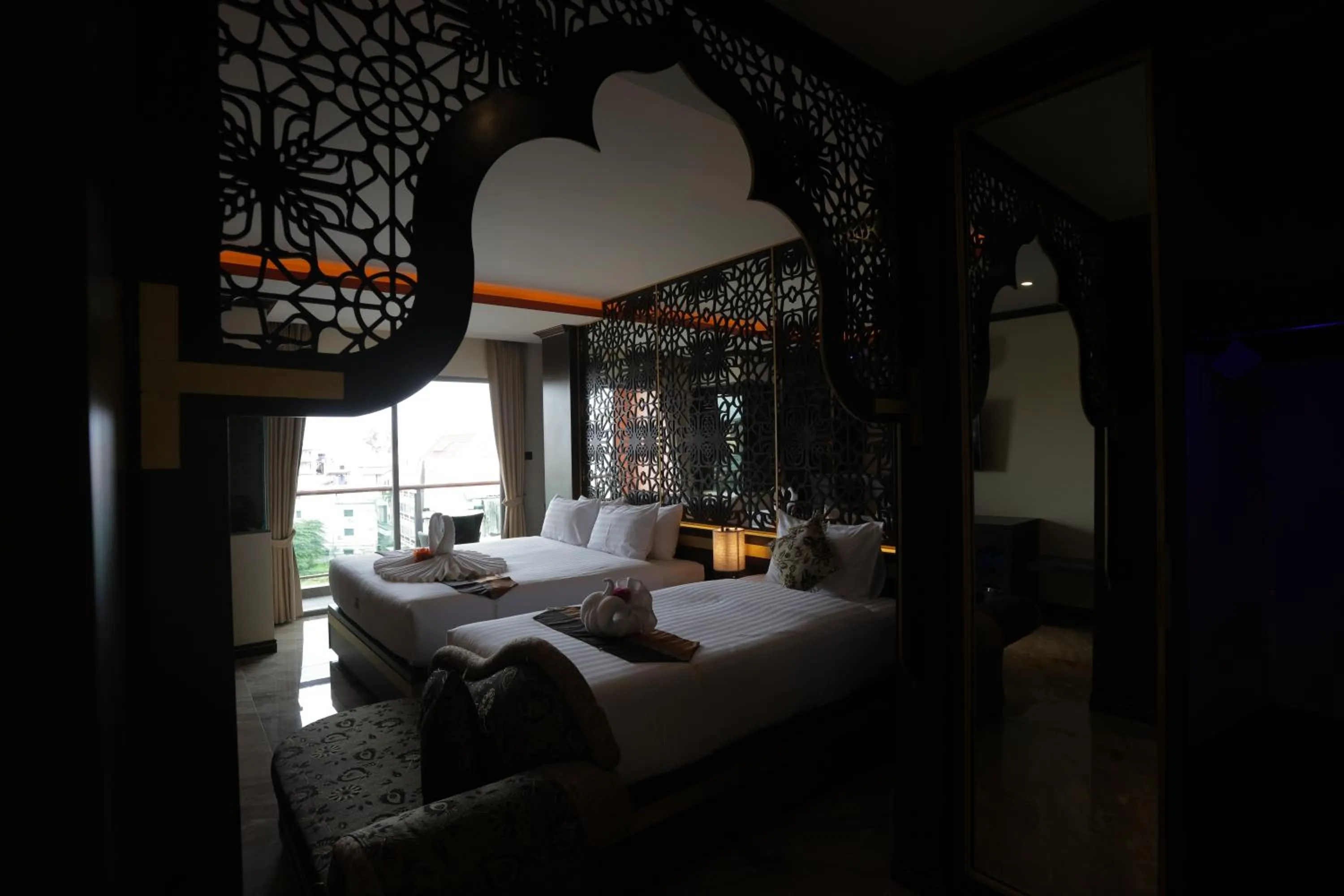 Bed in BAB ALHARA HOTEL