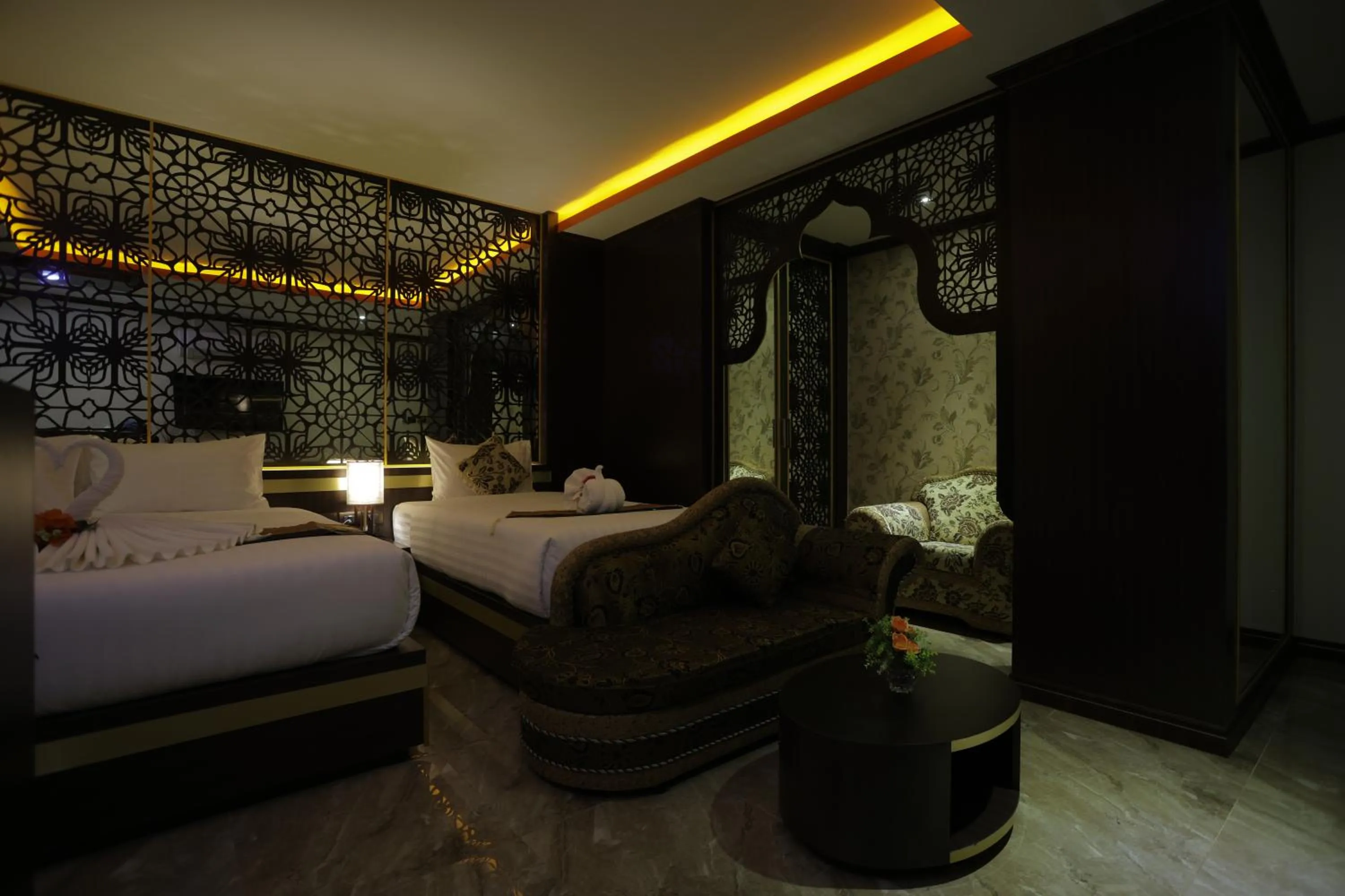 Bed in BAB ALHARA HOTEL