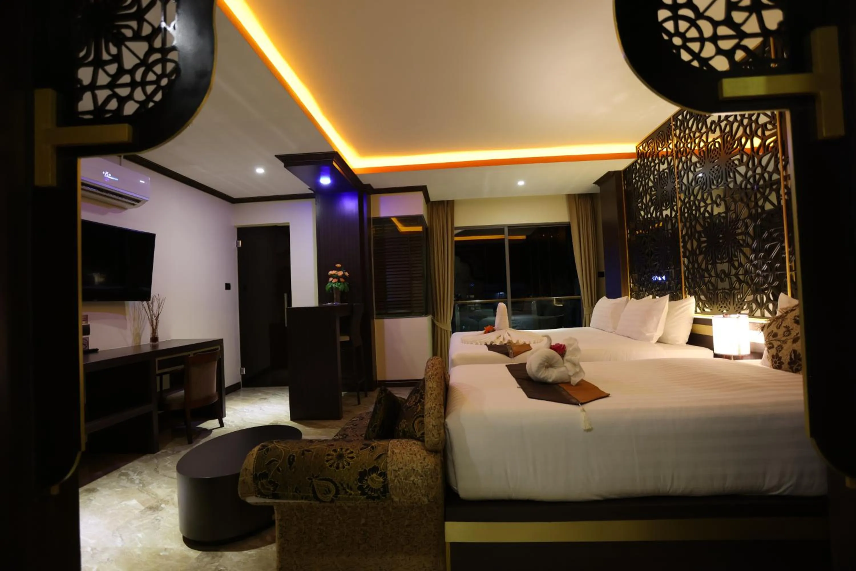 Photo of the whole room, Bed in BAB ALHARA HOTEL