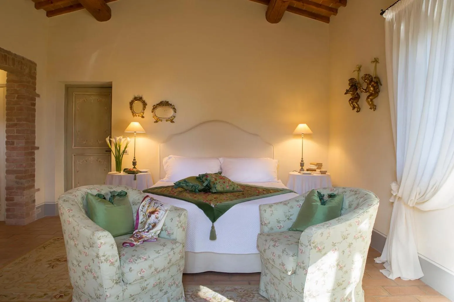 Bedroom in Villa San Sanino - Relais in Tuscany