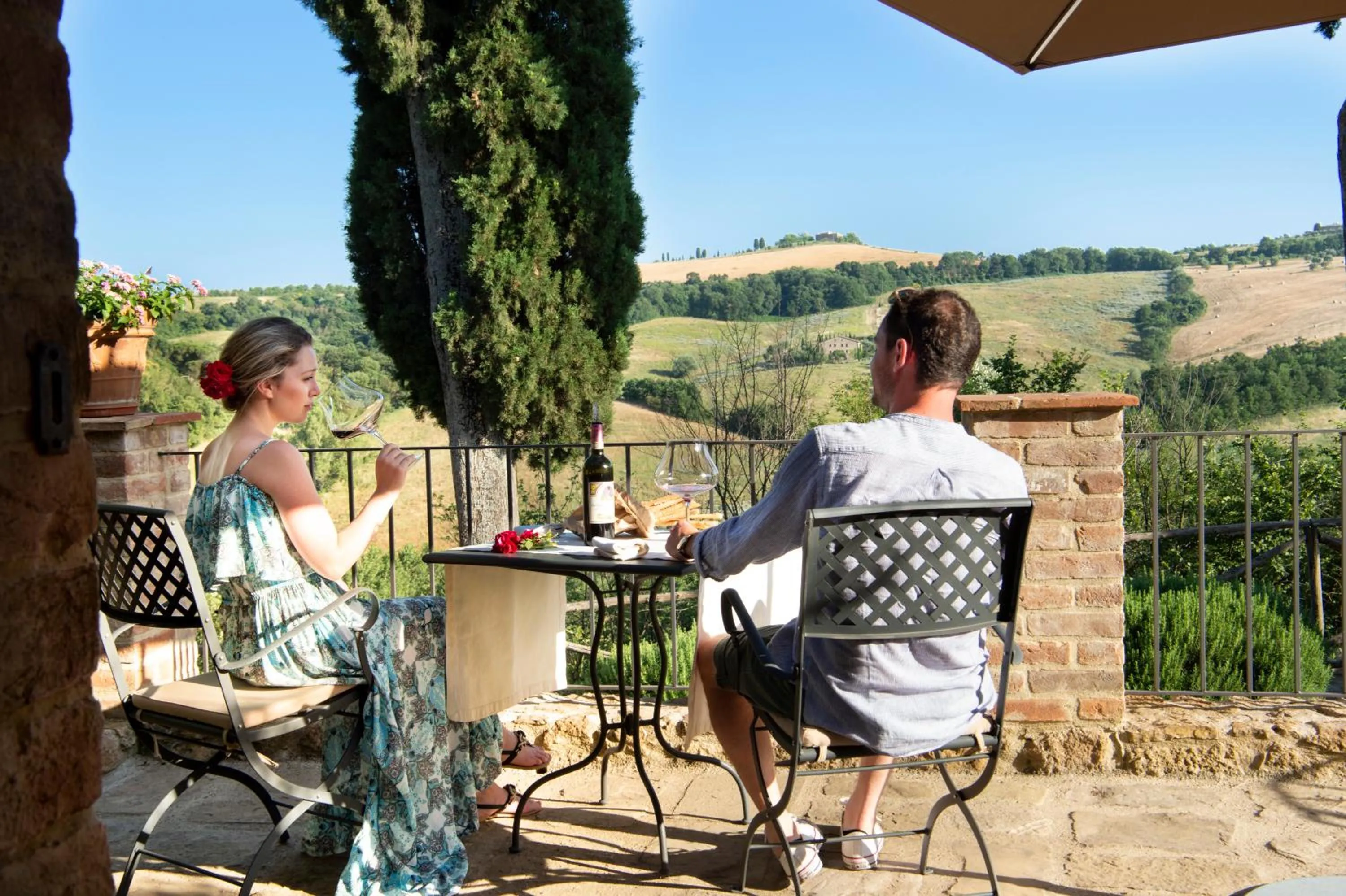 Balcony/Terrace in Villa San Sanino - Relais in Tuscany