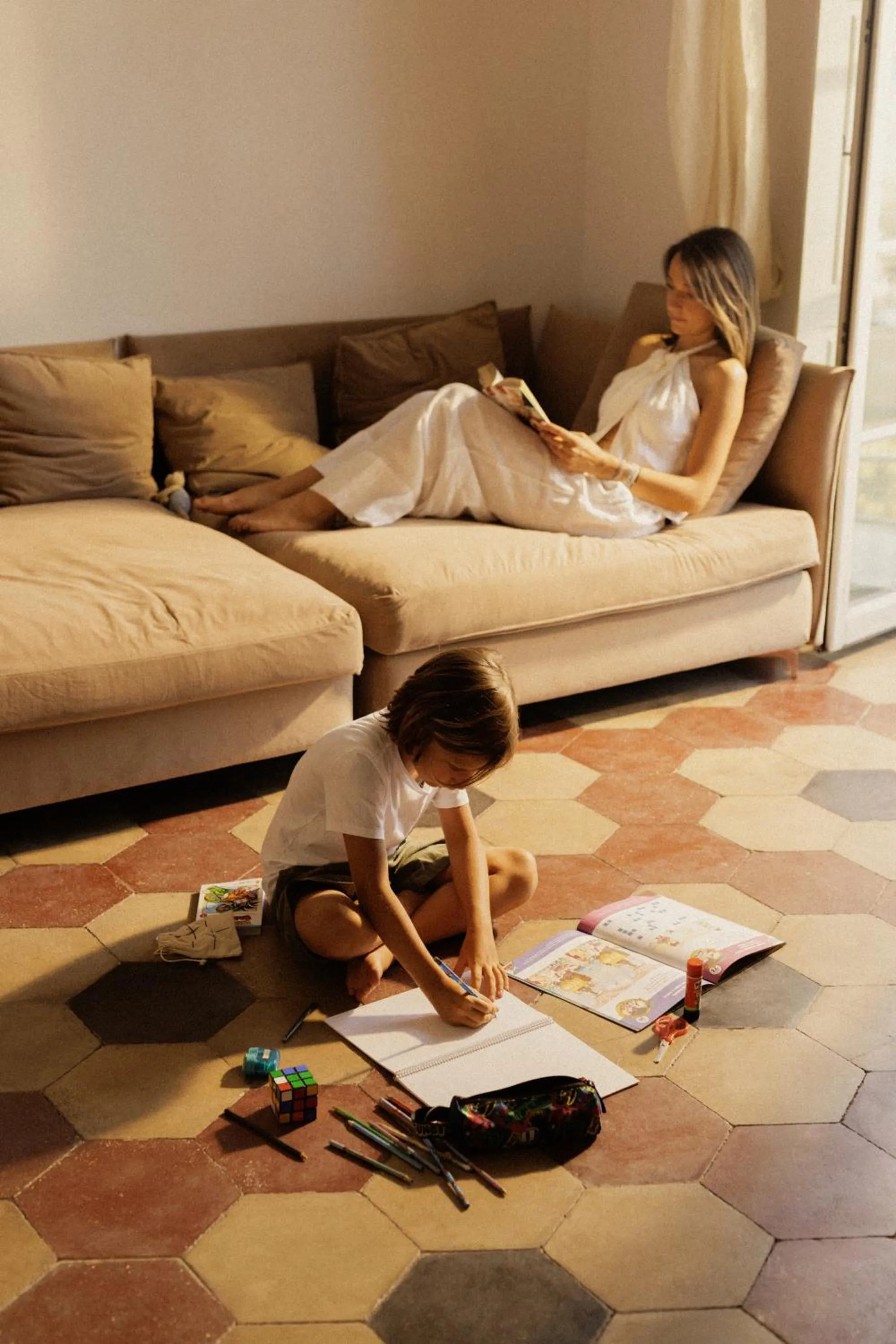 Seating area in Dimora Cummà Marì