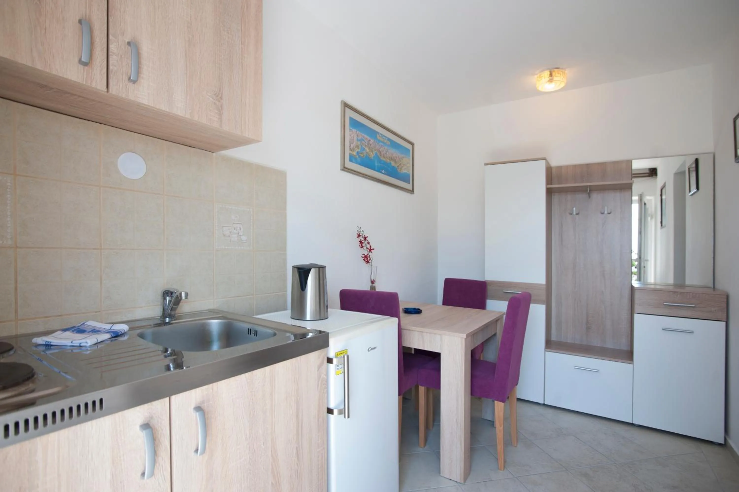 Kitchen or kitchenette in Apartments Grand