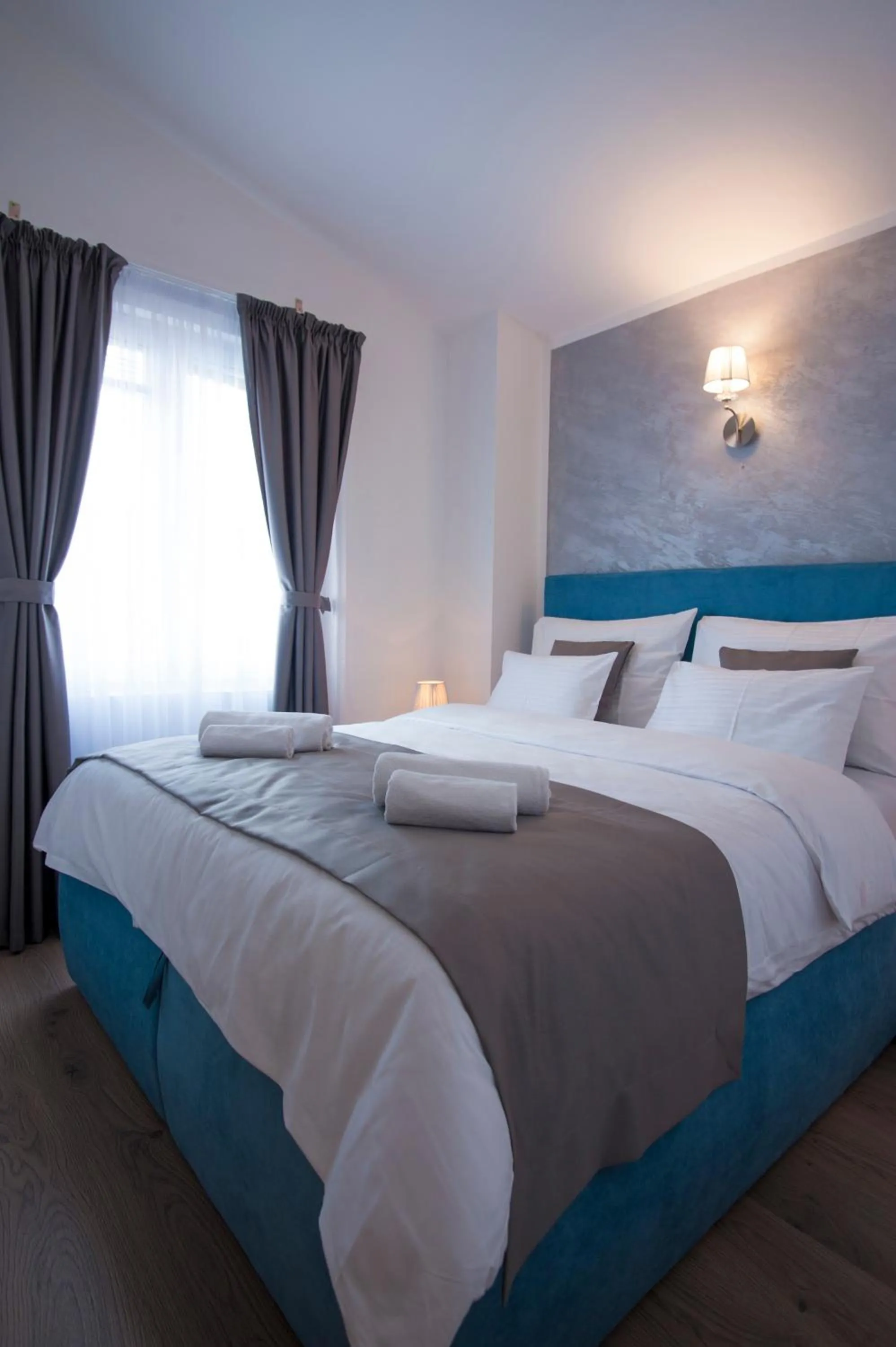 Bedroom, Bed in Apartments Grand