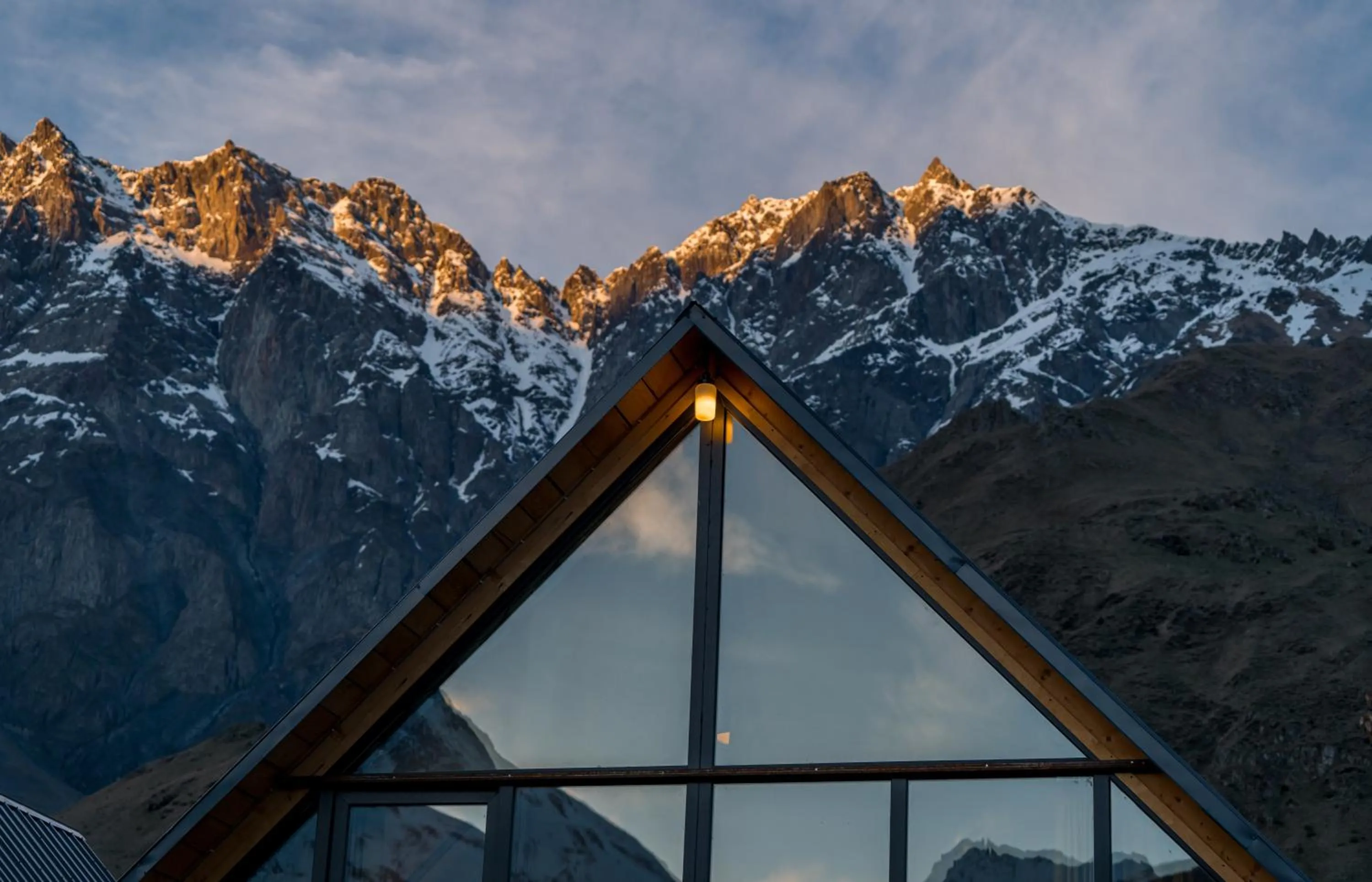 Natural landscape in Kazbegi View