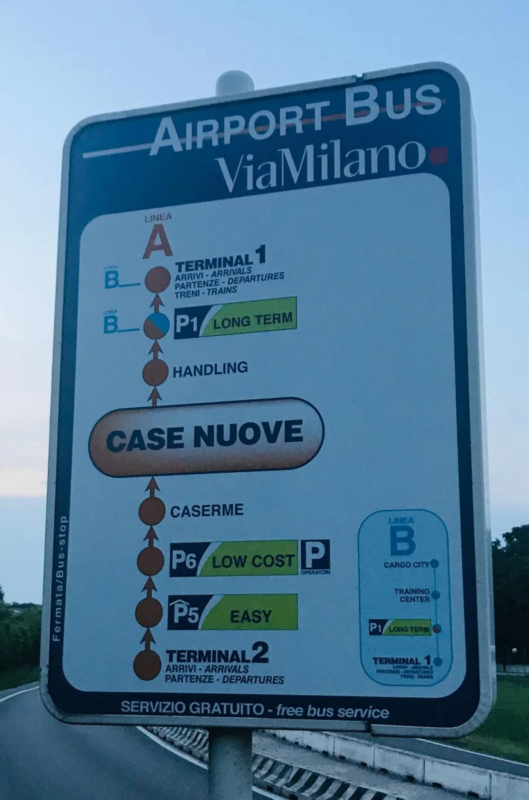 shuttle in LA CASETTA Malpensa Guesthouse