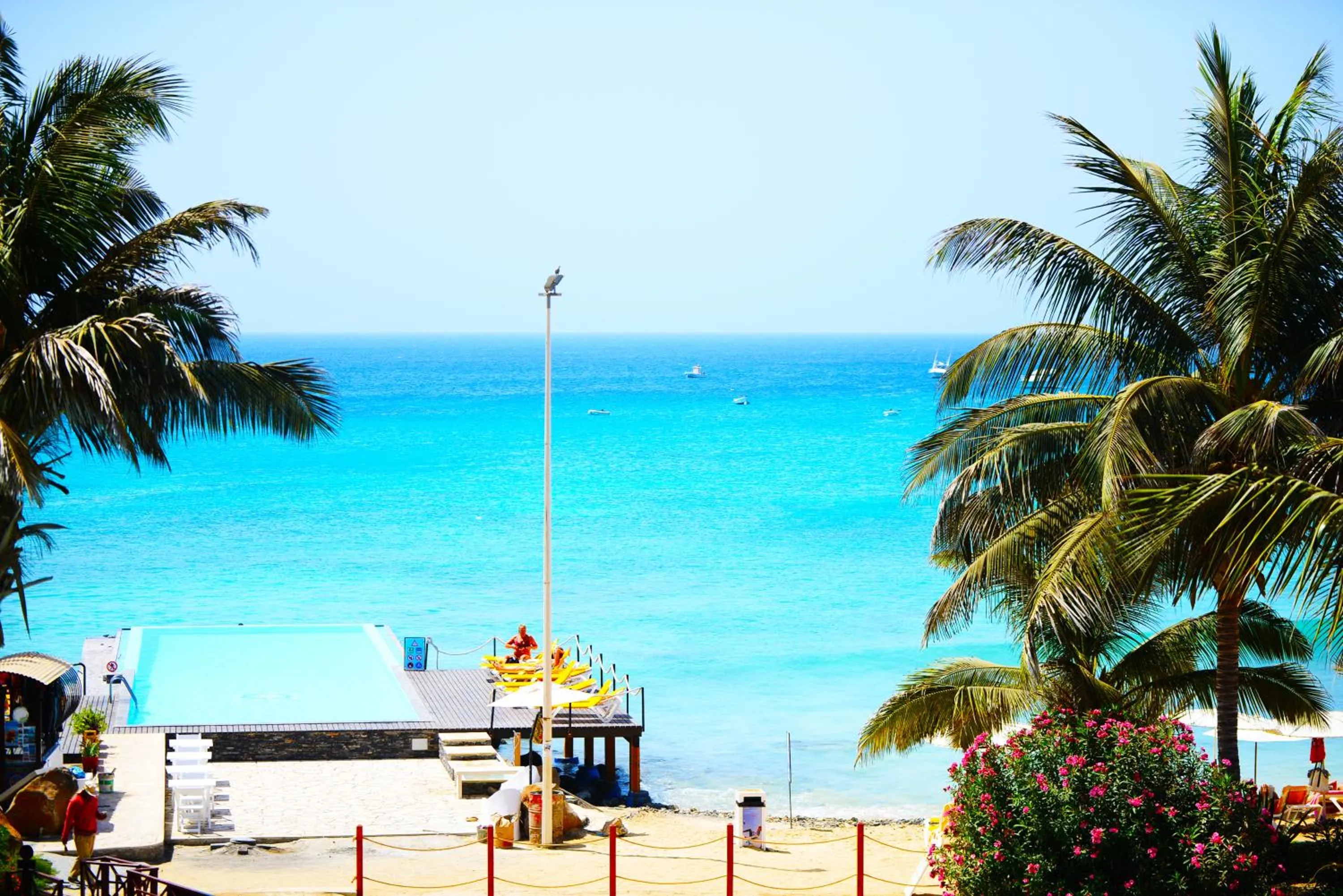 Sea view in Hotel Odjo d'água