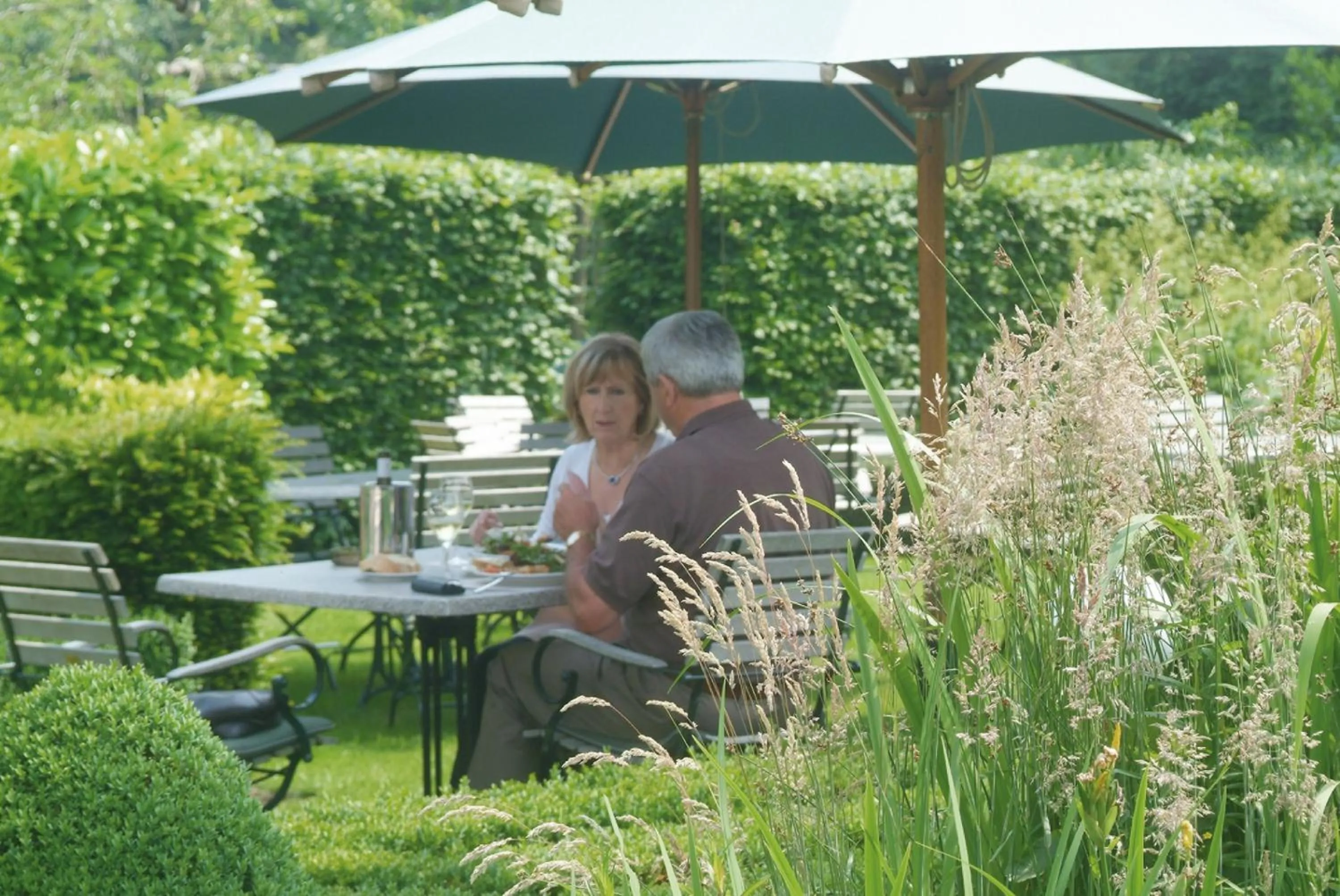 Patio in Hotel Geerts