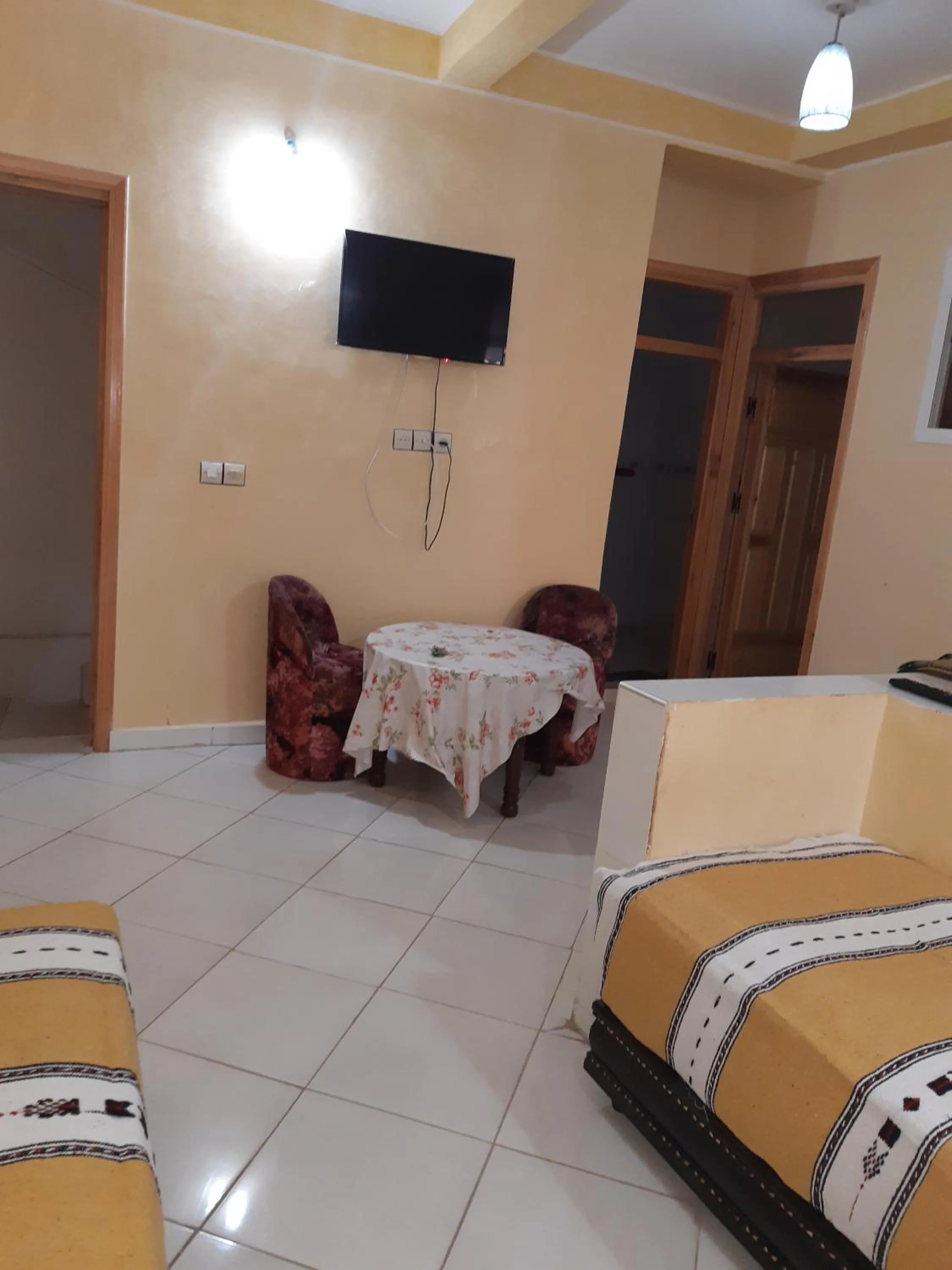 Bed in Hôtel Tijani