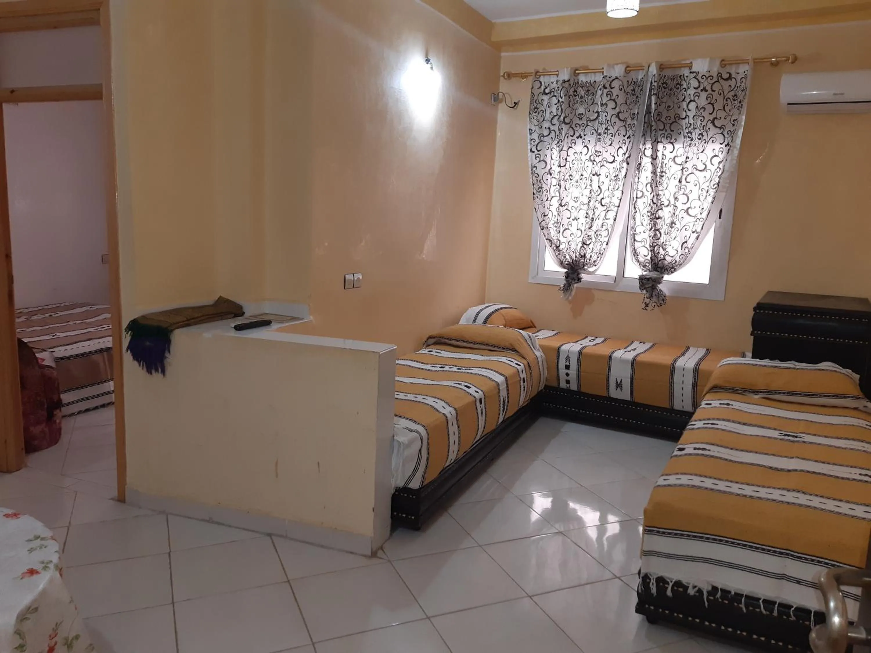 Bed in Hôtel Tijani