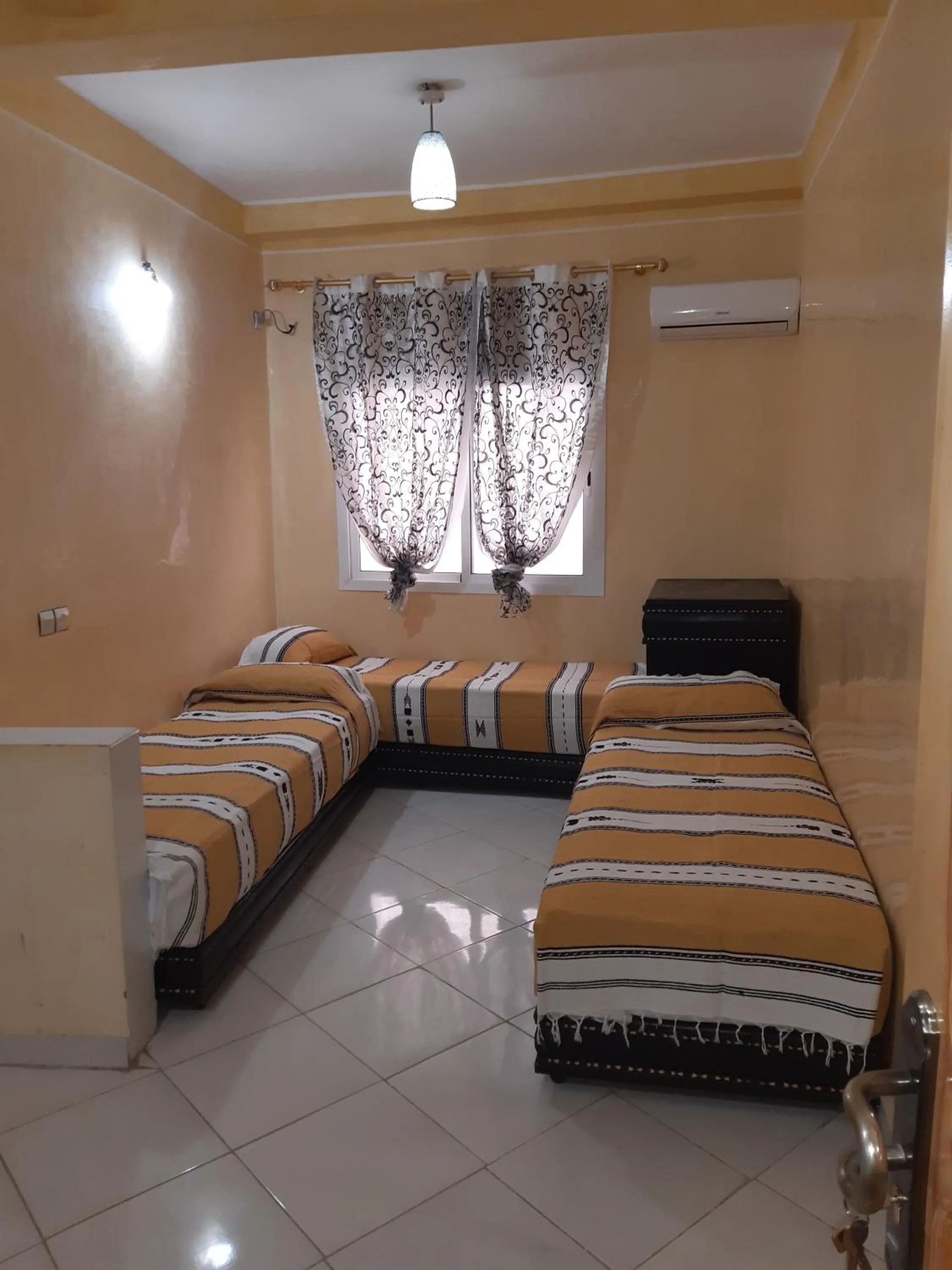 Bed in Hôtel Tijani