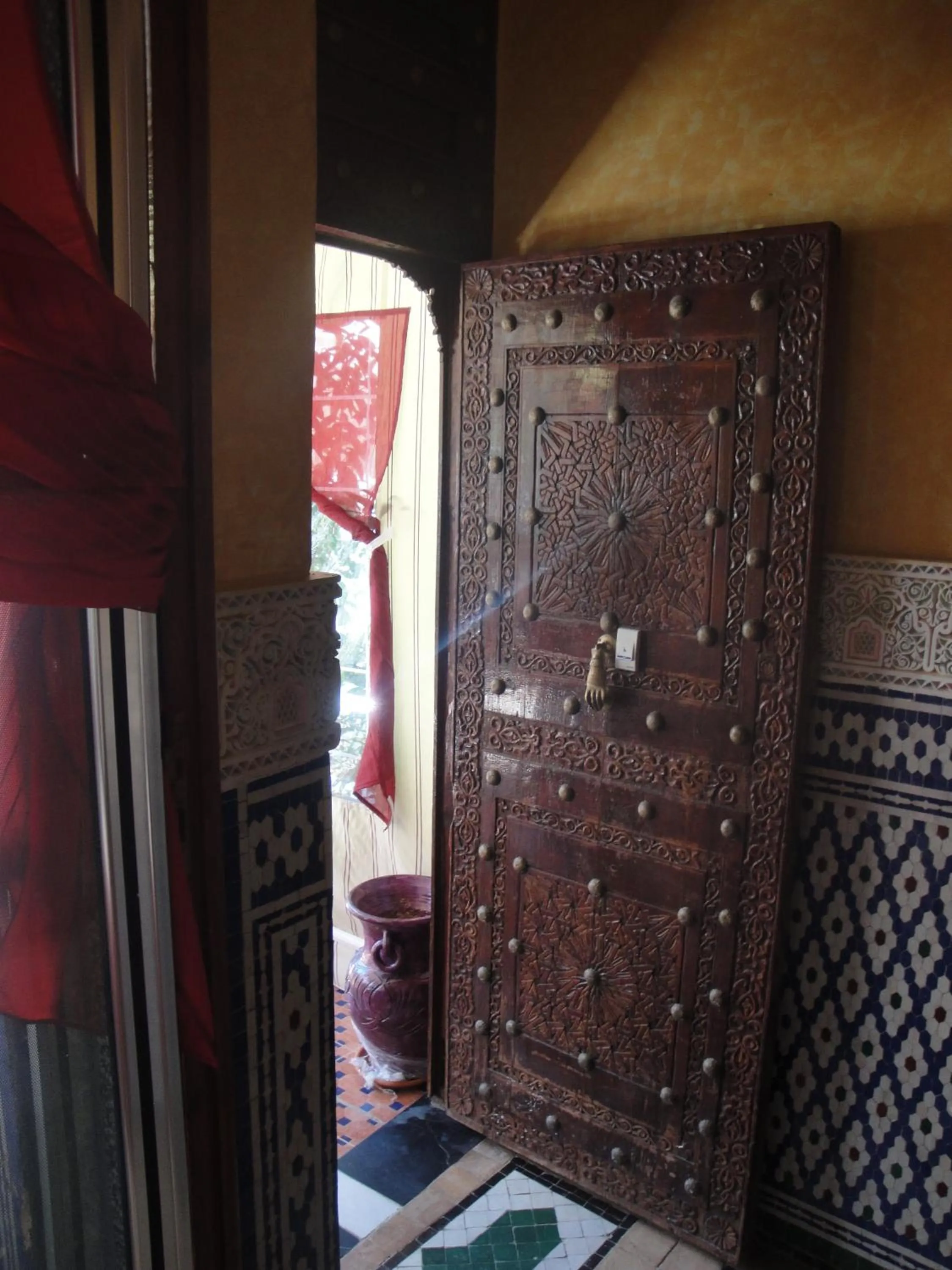 Decorative detail in Hôtel Tijani