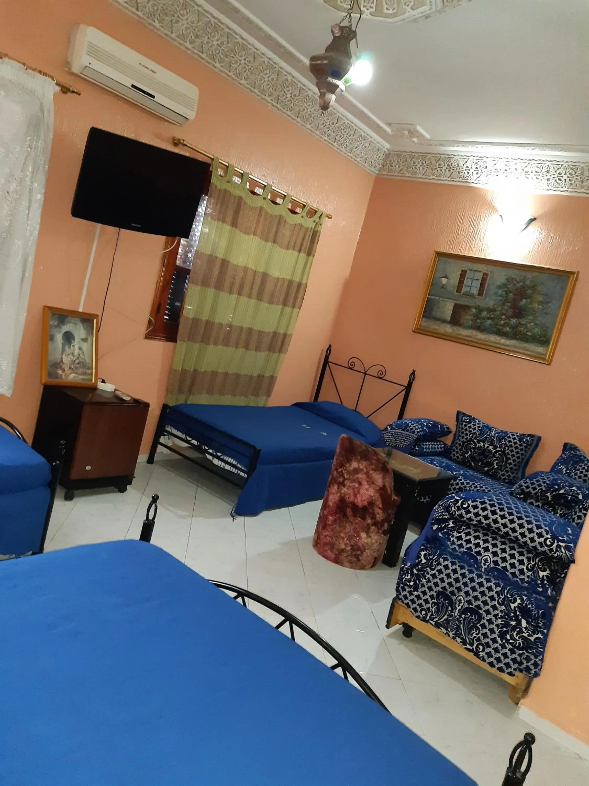 Bed in Hôtel Tijani