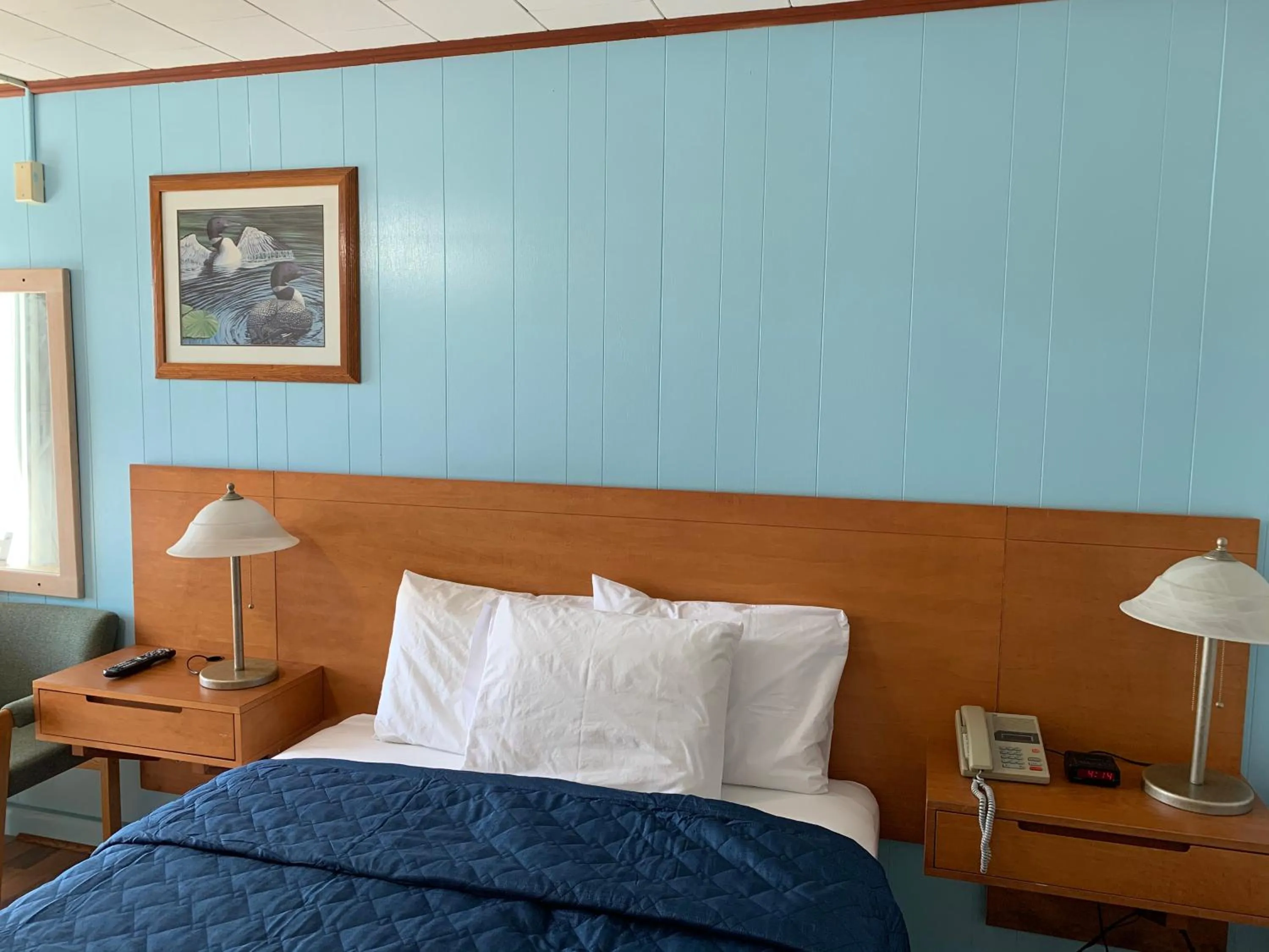 Bed in Town & Country Motel