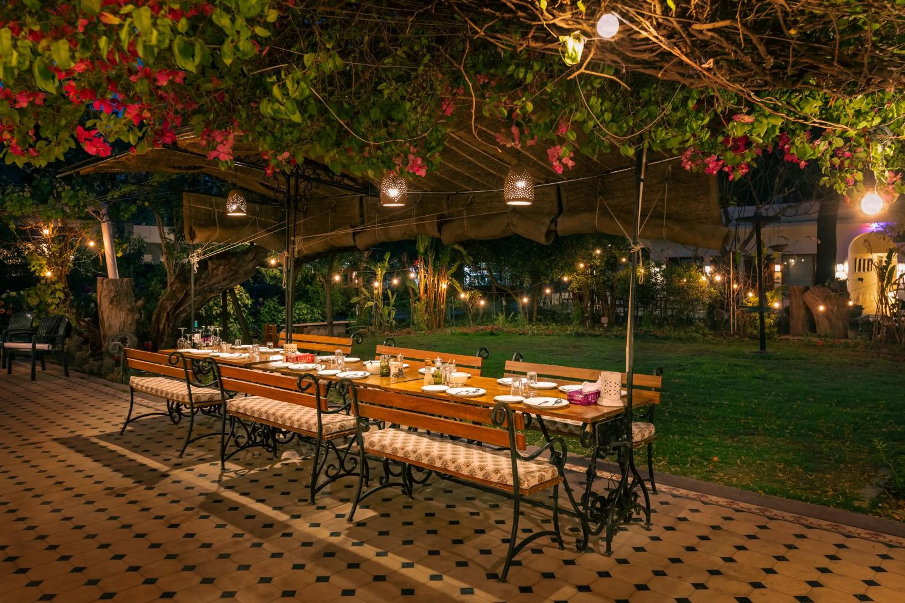 Patio in Lutyens Bungalow