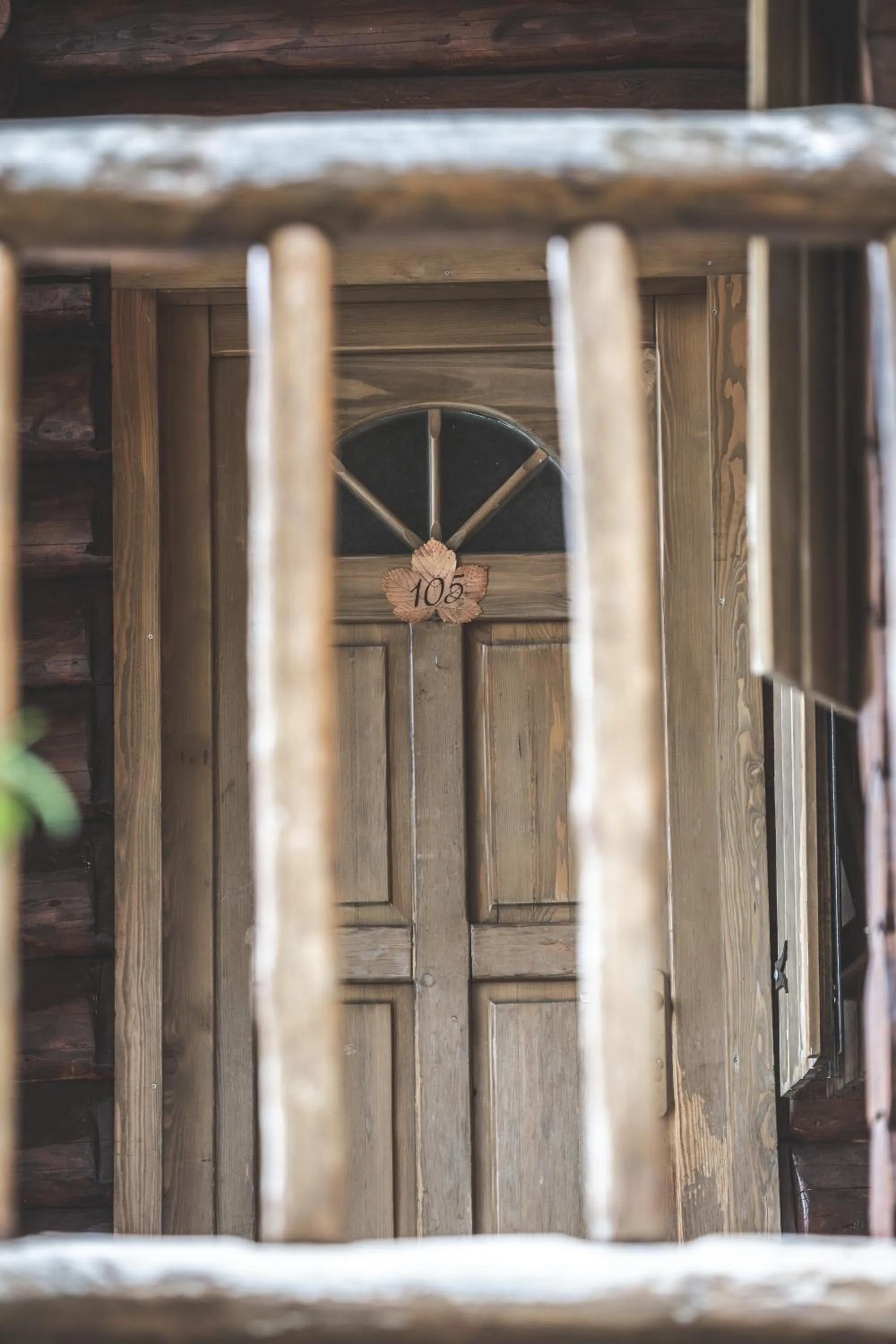 Facade/entrance in Sfendamos Wood Village