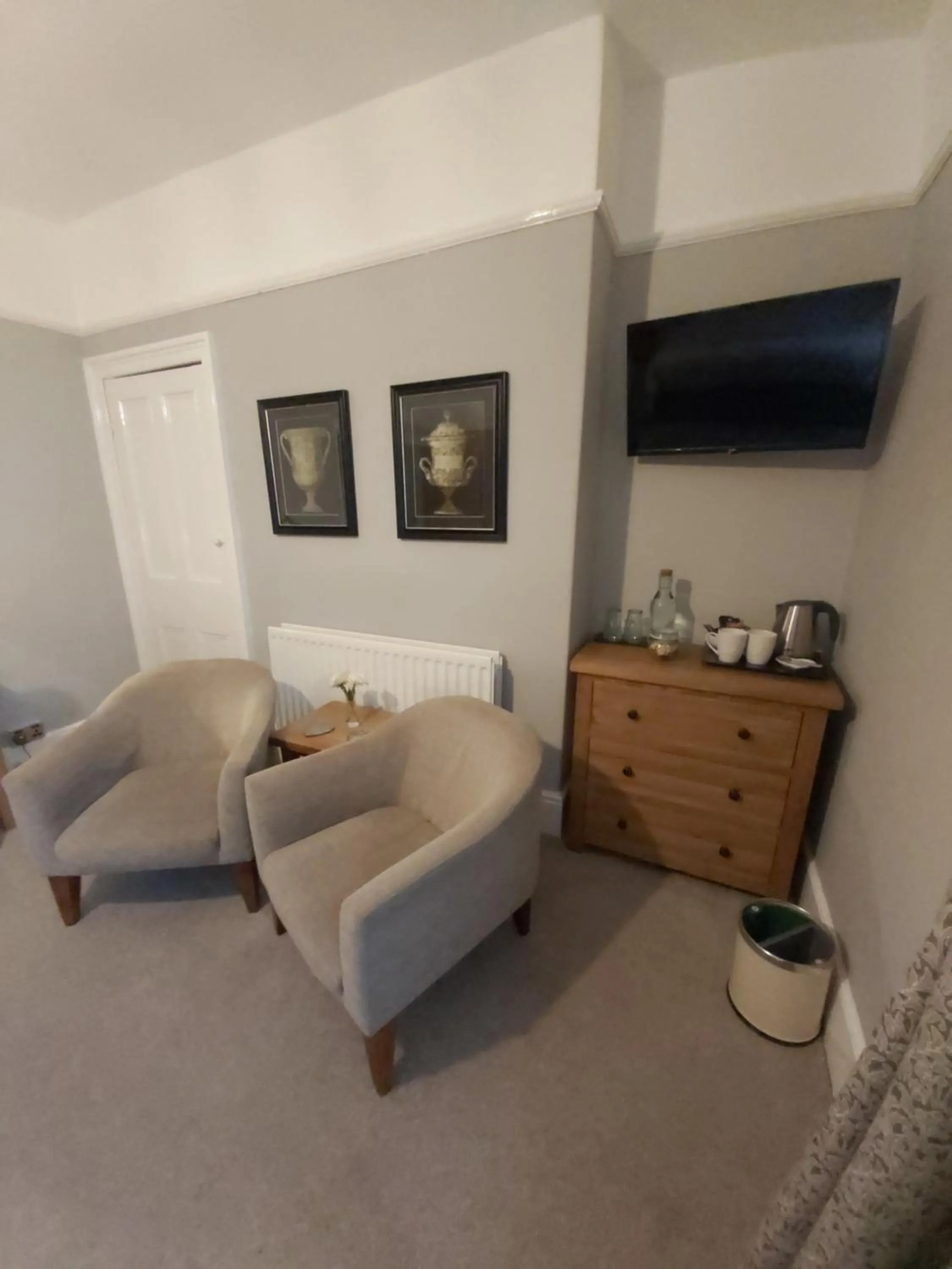 Seating area in LLys Aeron "The Little Hotel"