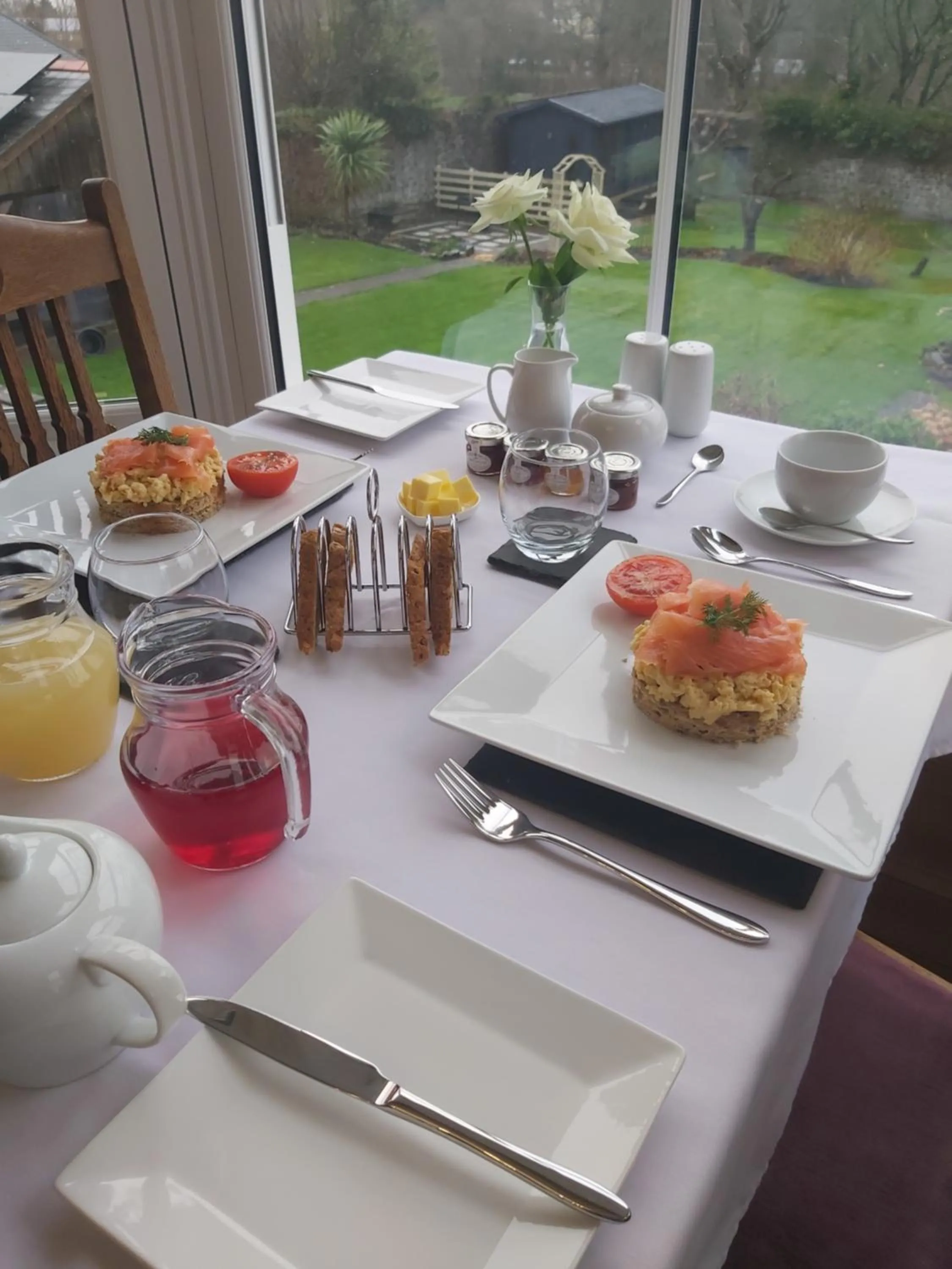 Breakfast in LLys Aeron "The Little Hotel"