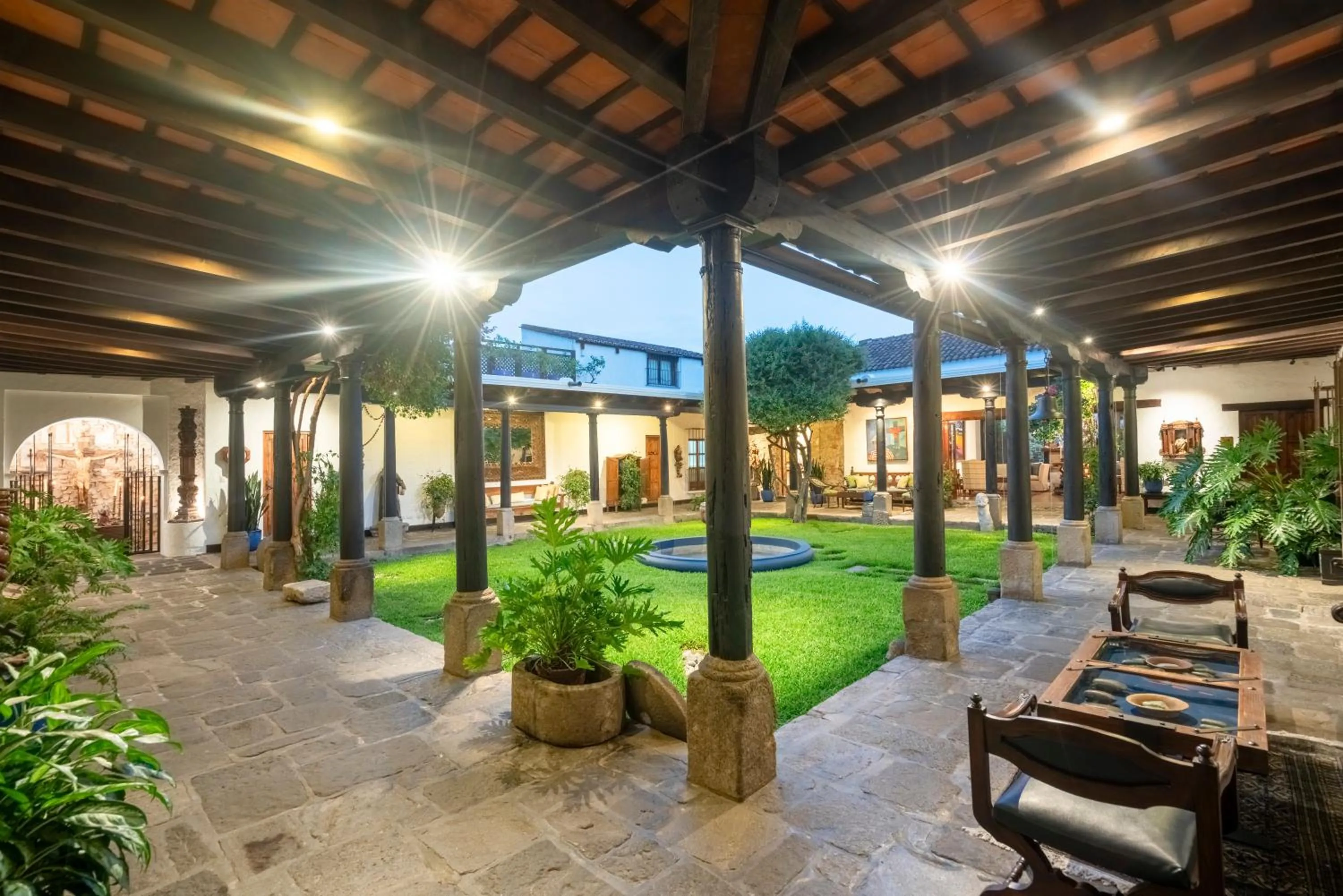 Patio in Las Cruces Boutique Hotel