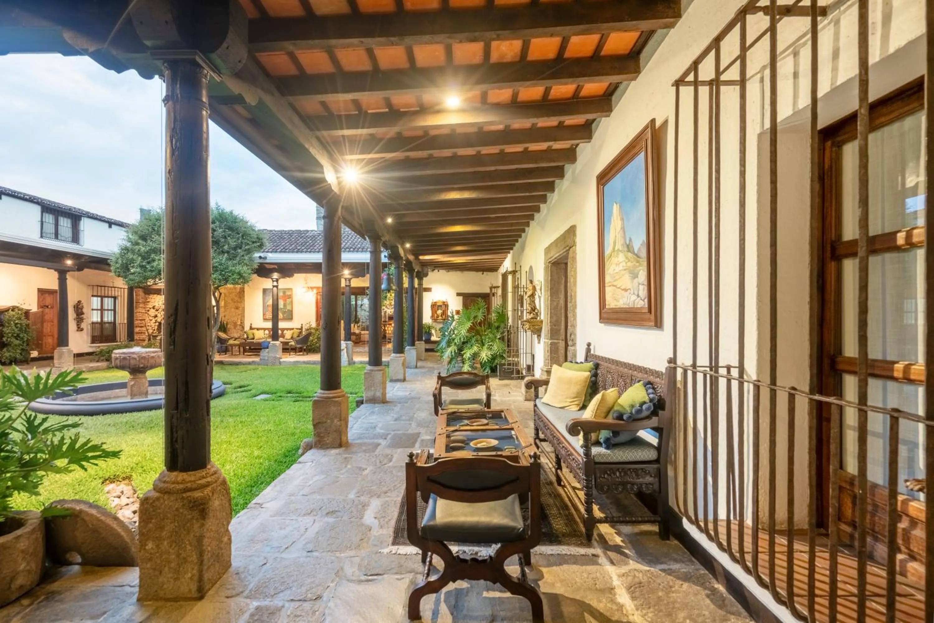 Patio in Las Cruces Boutique Hotel