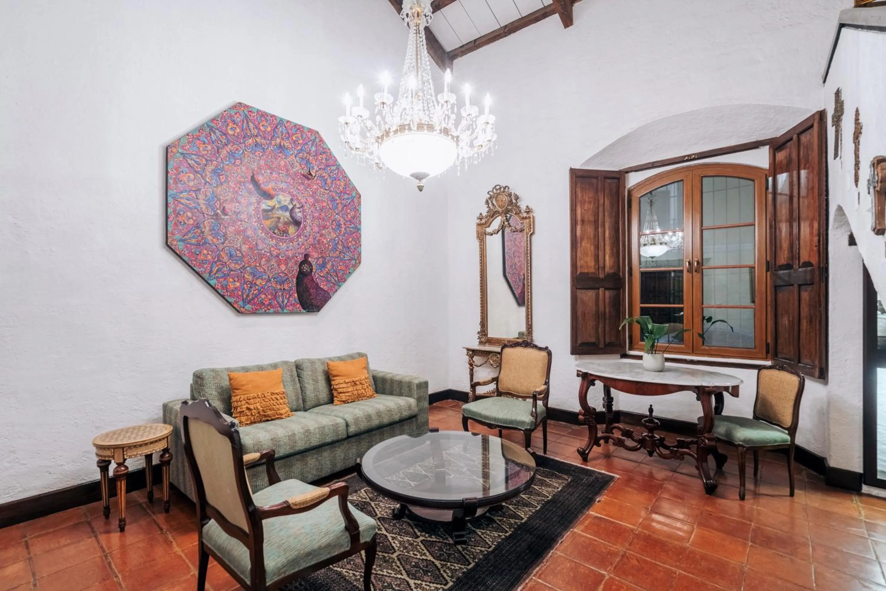 Living room in Las Cruces Boutique Hotel