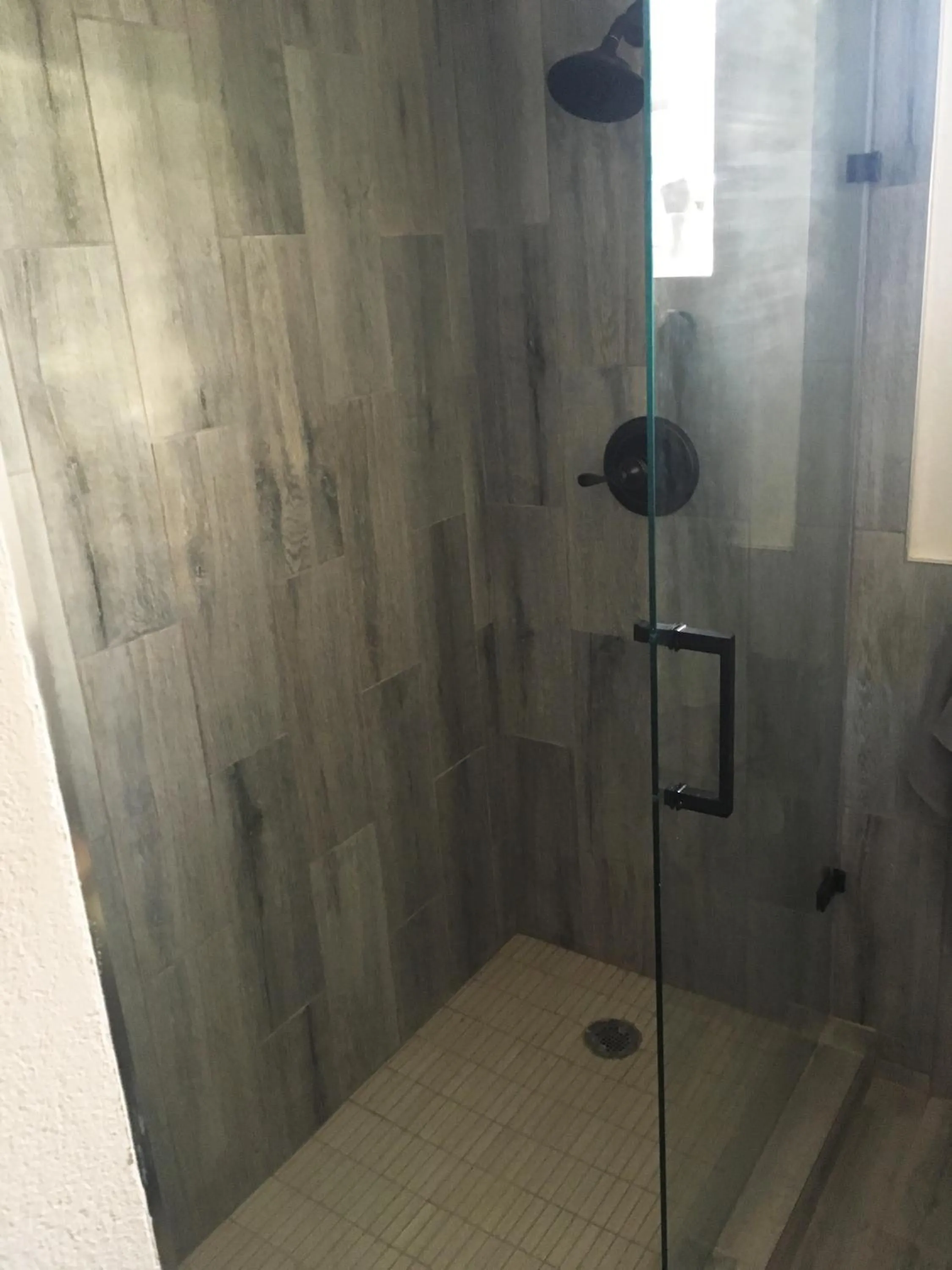 Shower in Rainbow Motel