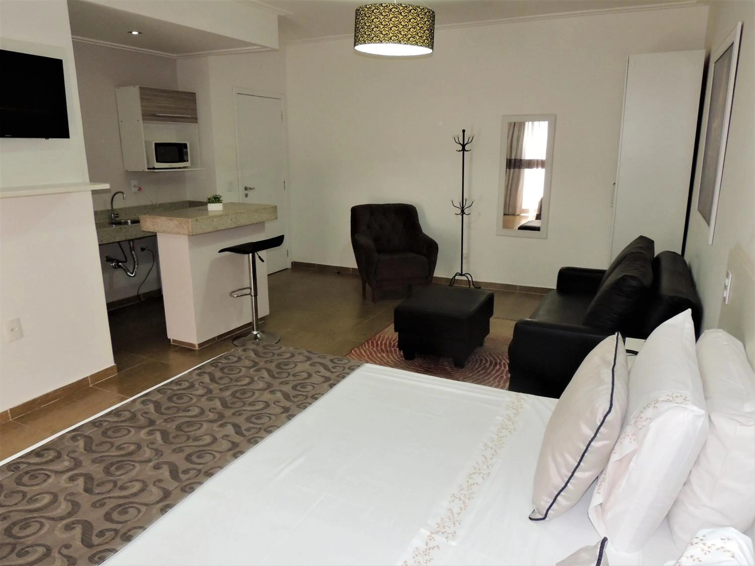 Photo of the whole room, Bed in Hotel Água Viva - Cachoeira Paulista - SP - Próximo a Canção Nova