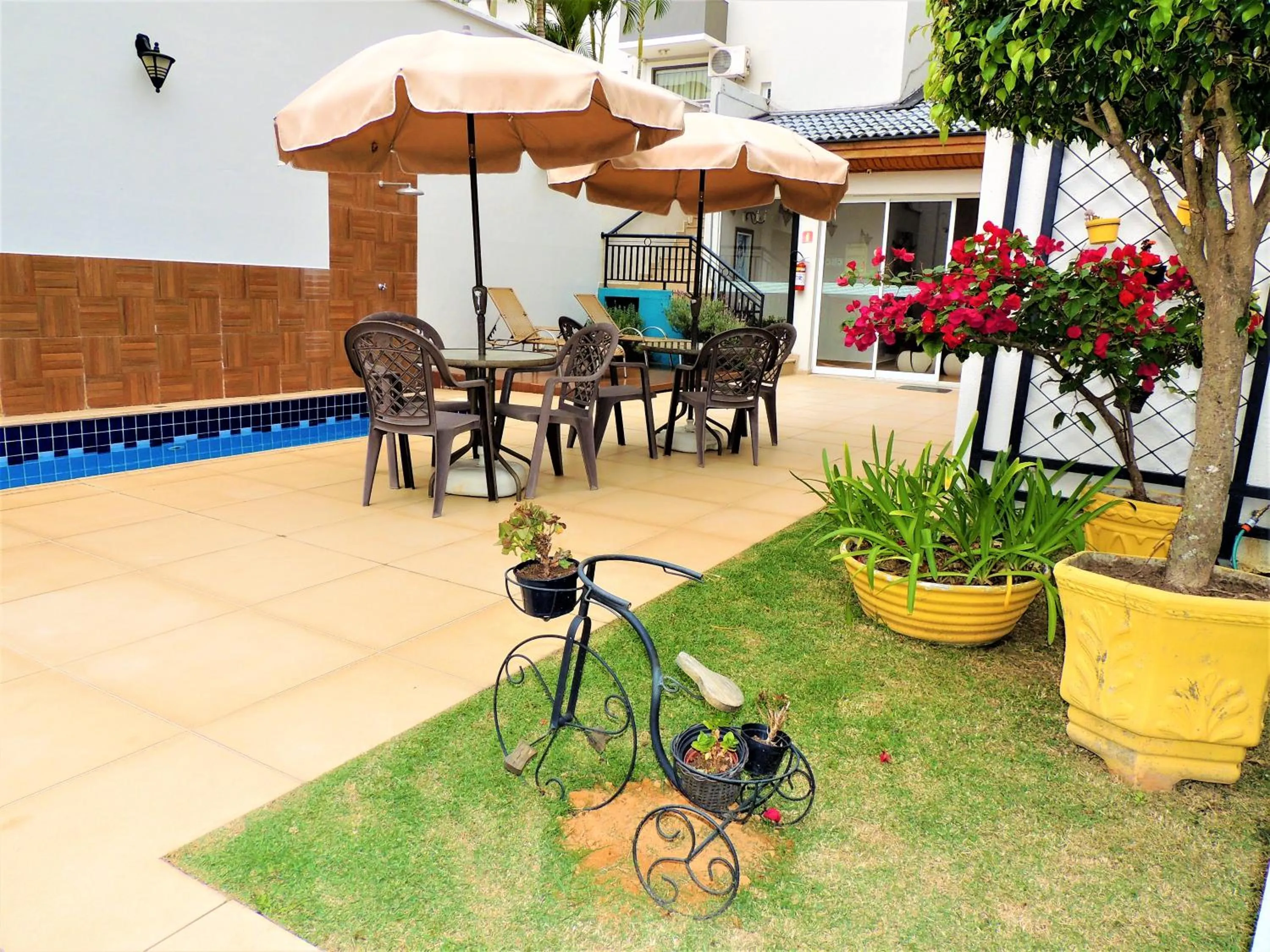 Garden in Hotel Água Viva - Cachoeira Paulista - SP - Próximo a Canção Nova