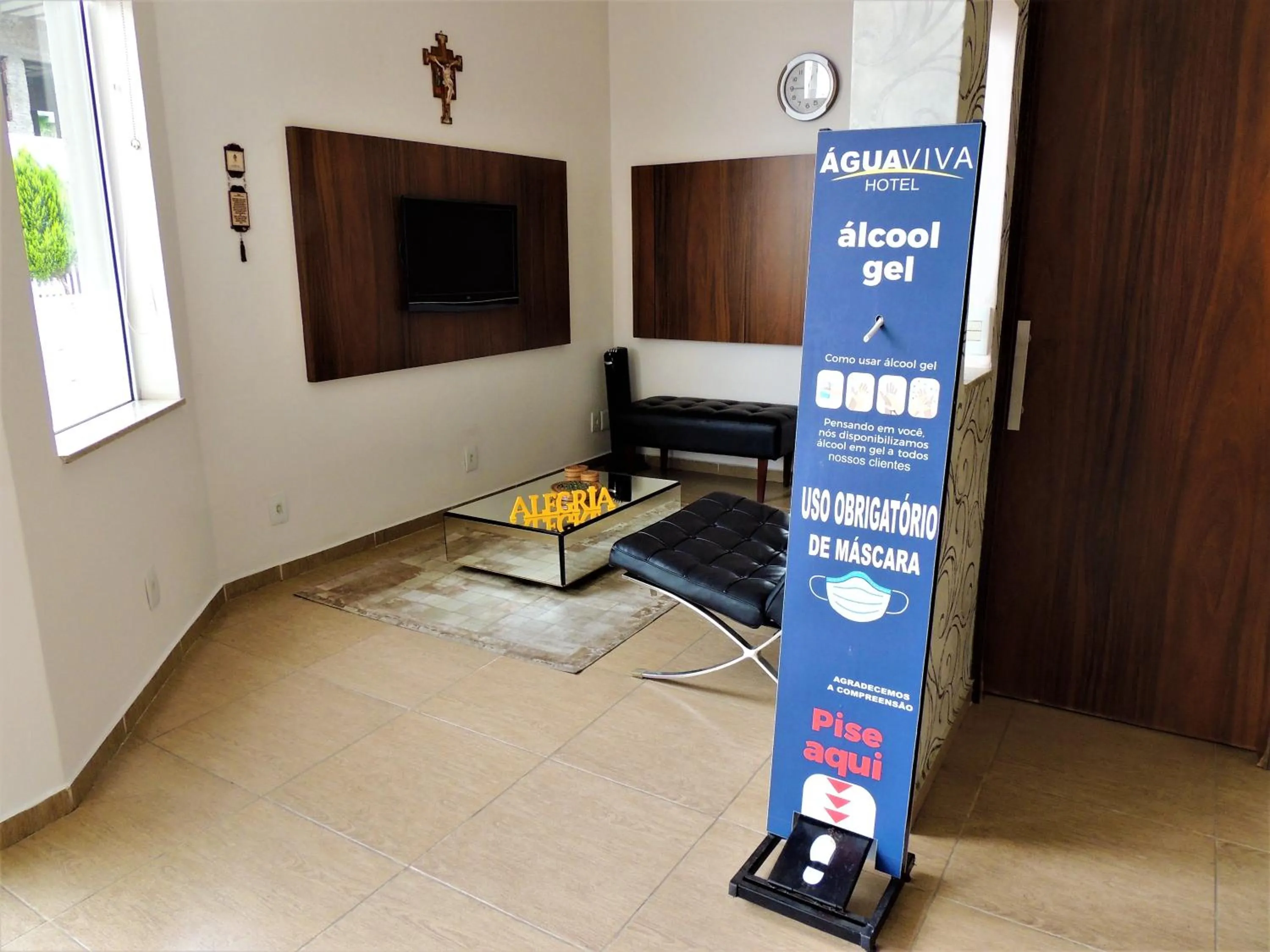 Lobby or reception in Hotel Água Viva - Cachoeira Paulista - SP - Próximo a Canção Nova