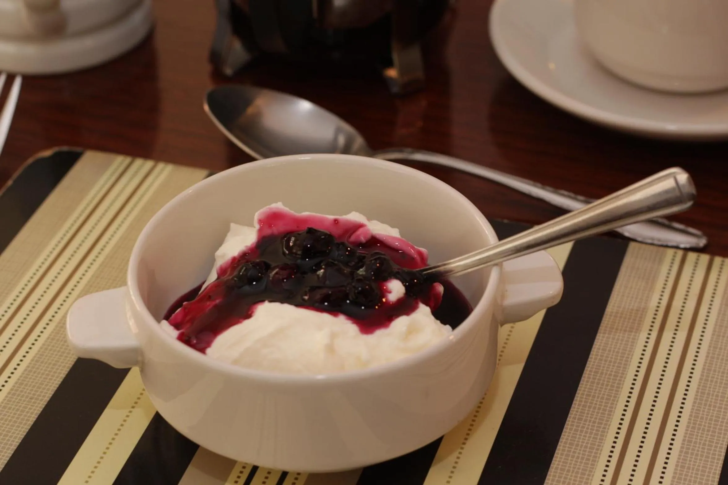 Continental breakfast in Abbey Grange Hotel