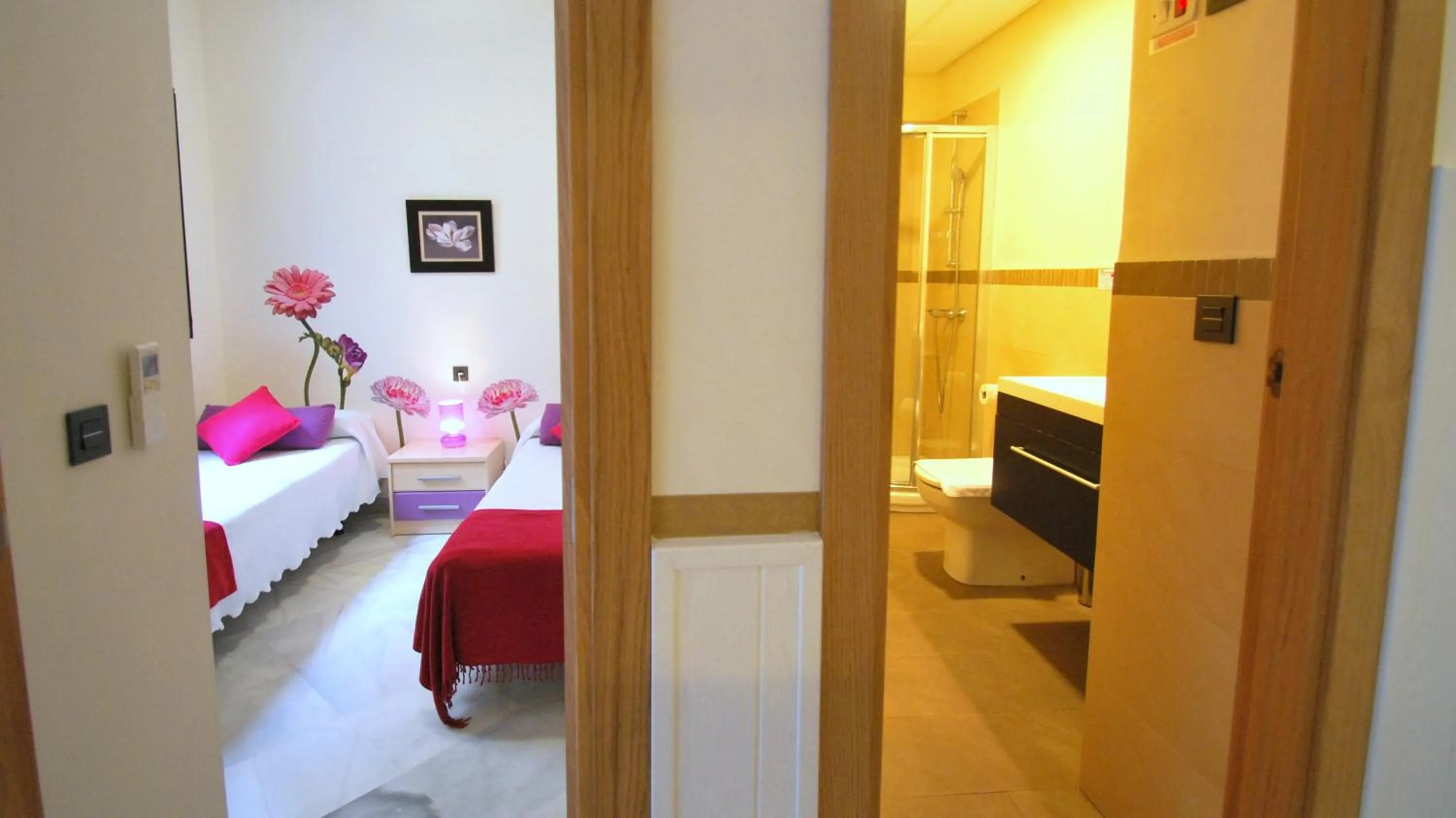 Bedroom, Bed in Living-Sevilla Apartments San Lorenzo